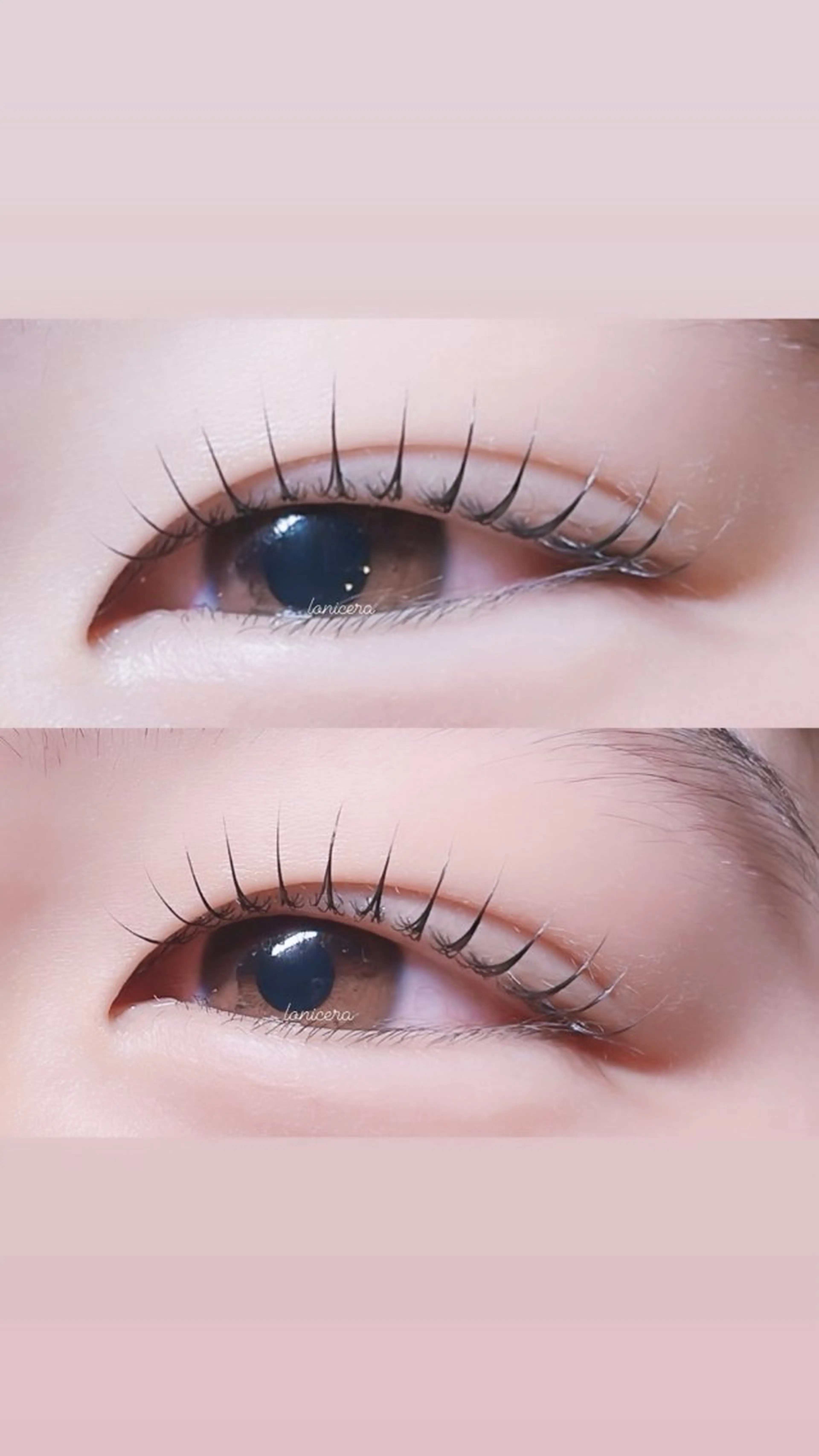 マツエク・マツパ 一重×まつ毛パーマ ロニセラ アイラッシュのマツエク・マツパデザイン