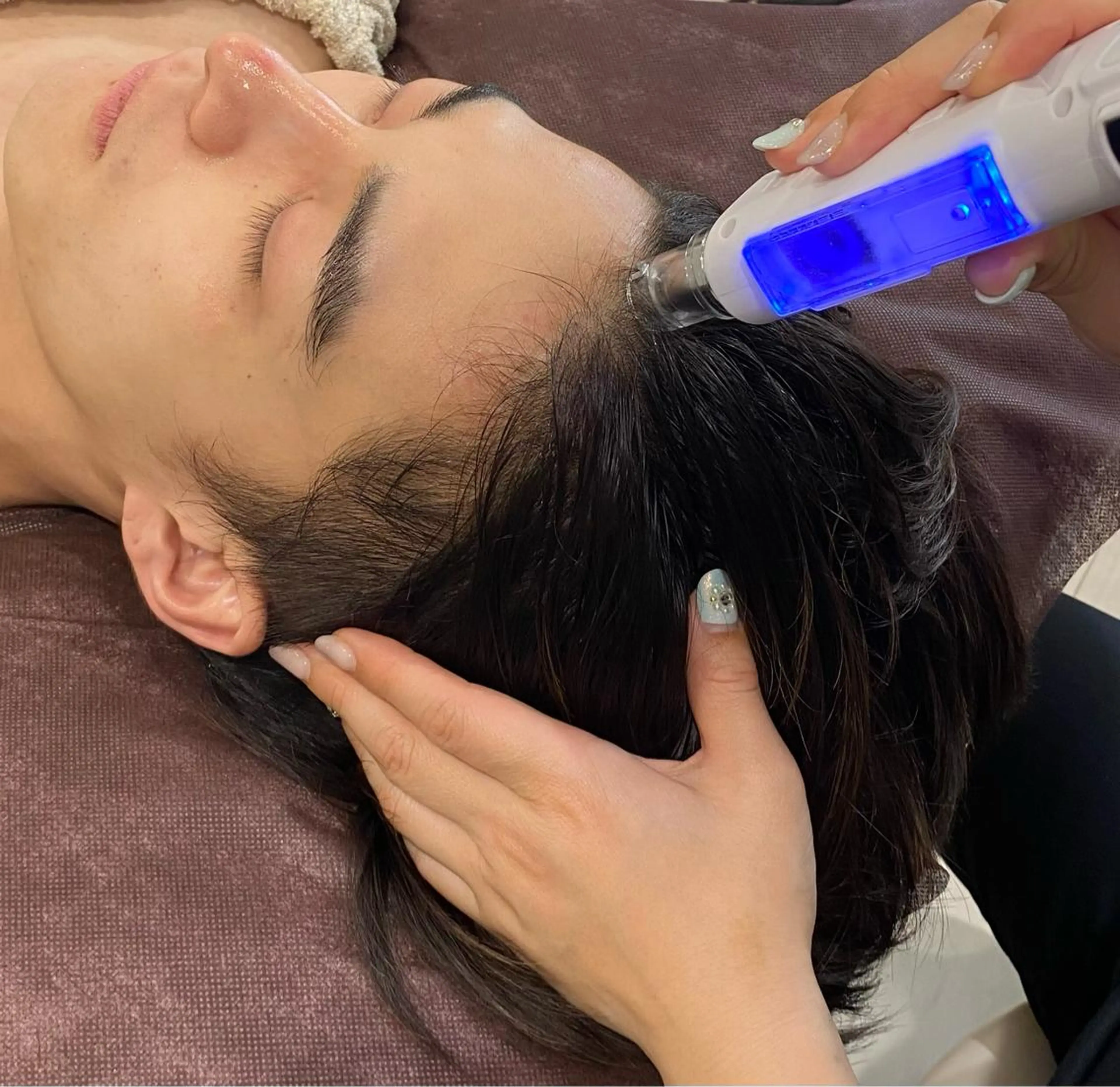 【新規の方】【頭皮をリフレッシュ☆】エアバリ頭皮ケア体験 ※頭皮用美容液付の写真