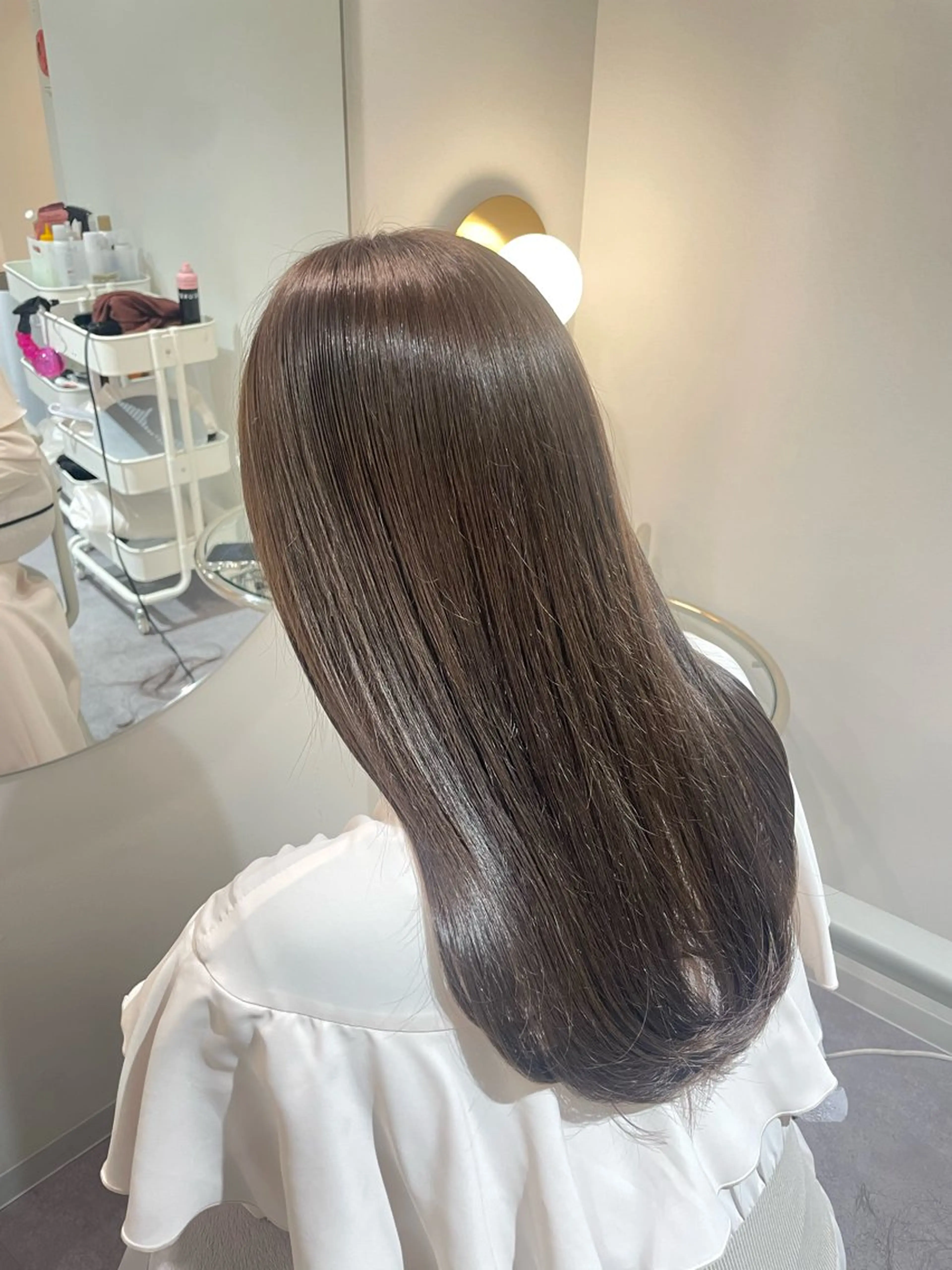 ロング 廣岡 采音のヘアスタイル