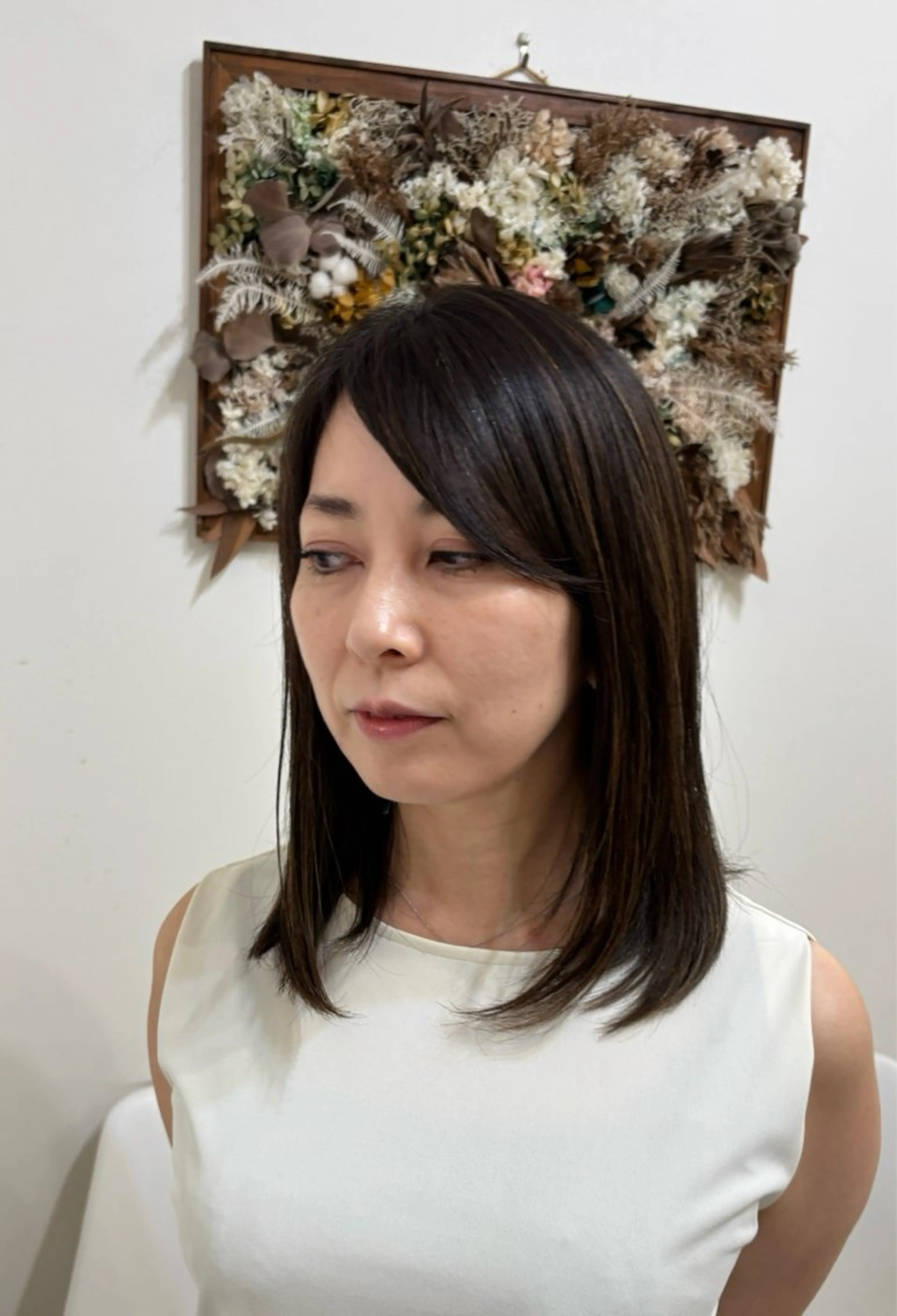 縮毛矯正 トリートメント I’s hair make所属・髙木 藍紗のヘアスタイル