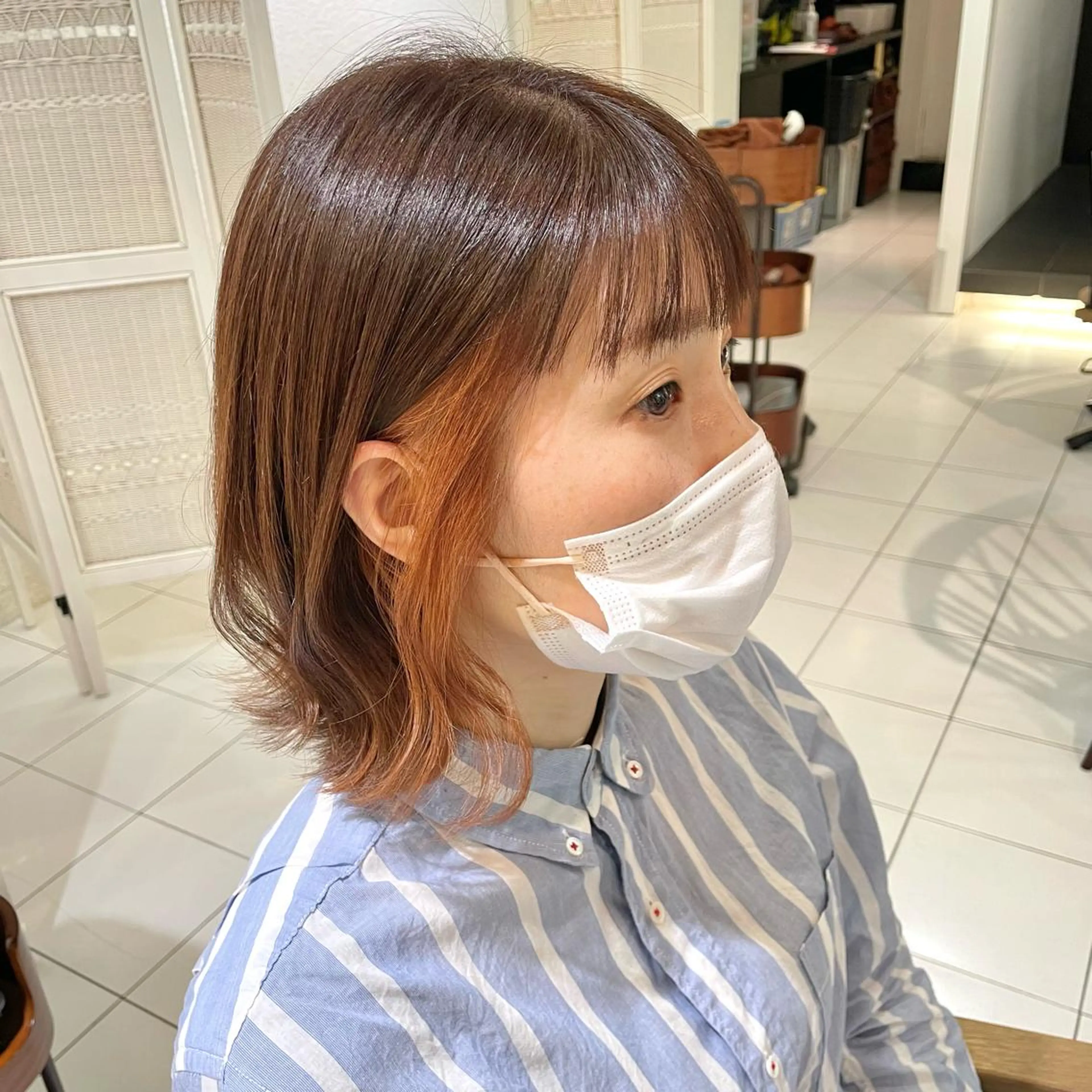 💎【大人女性のお悩み解決】💎似合わせカット+白髪ぼかしハイライトカラーorインナーカラー　内部補修のケア込みの写真