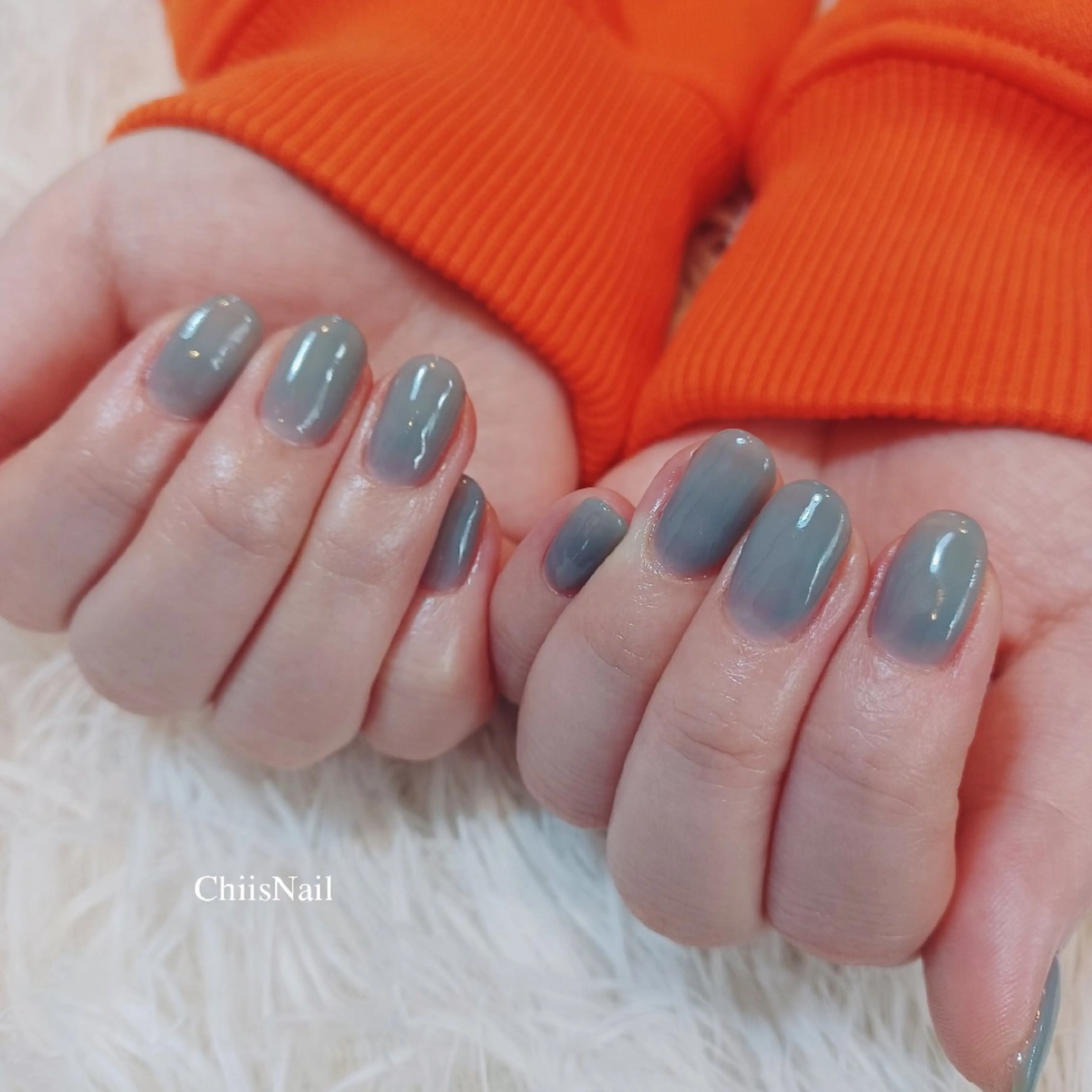 ネイル ワンカラーネイル ハンドネイル ChiisNail チィズネイルのネイルデザイン