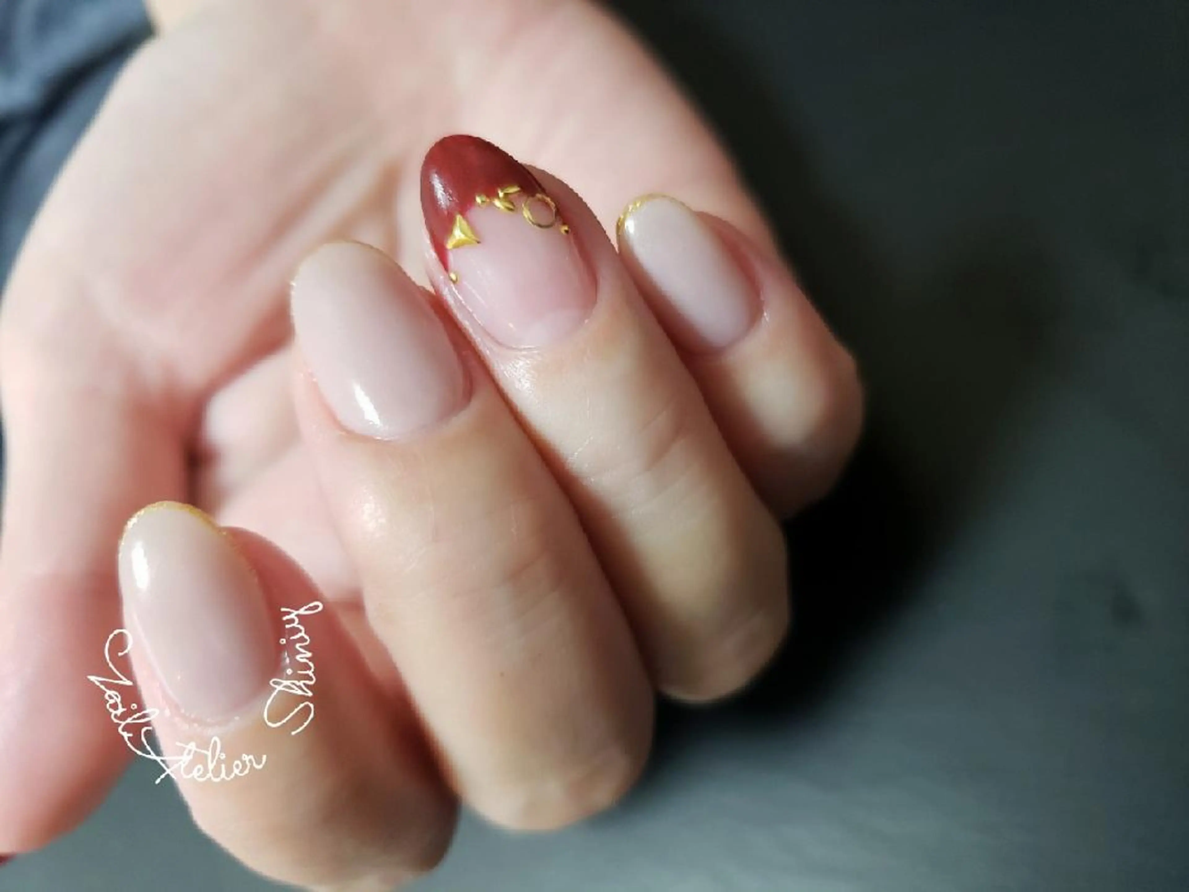 ネイル フレンチネイル ワンカラーネイル ネイル＆脱毛サロン マキのネイルデザイン