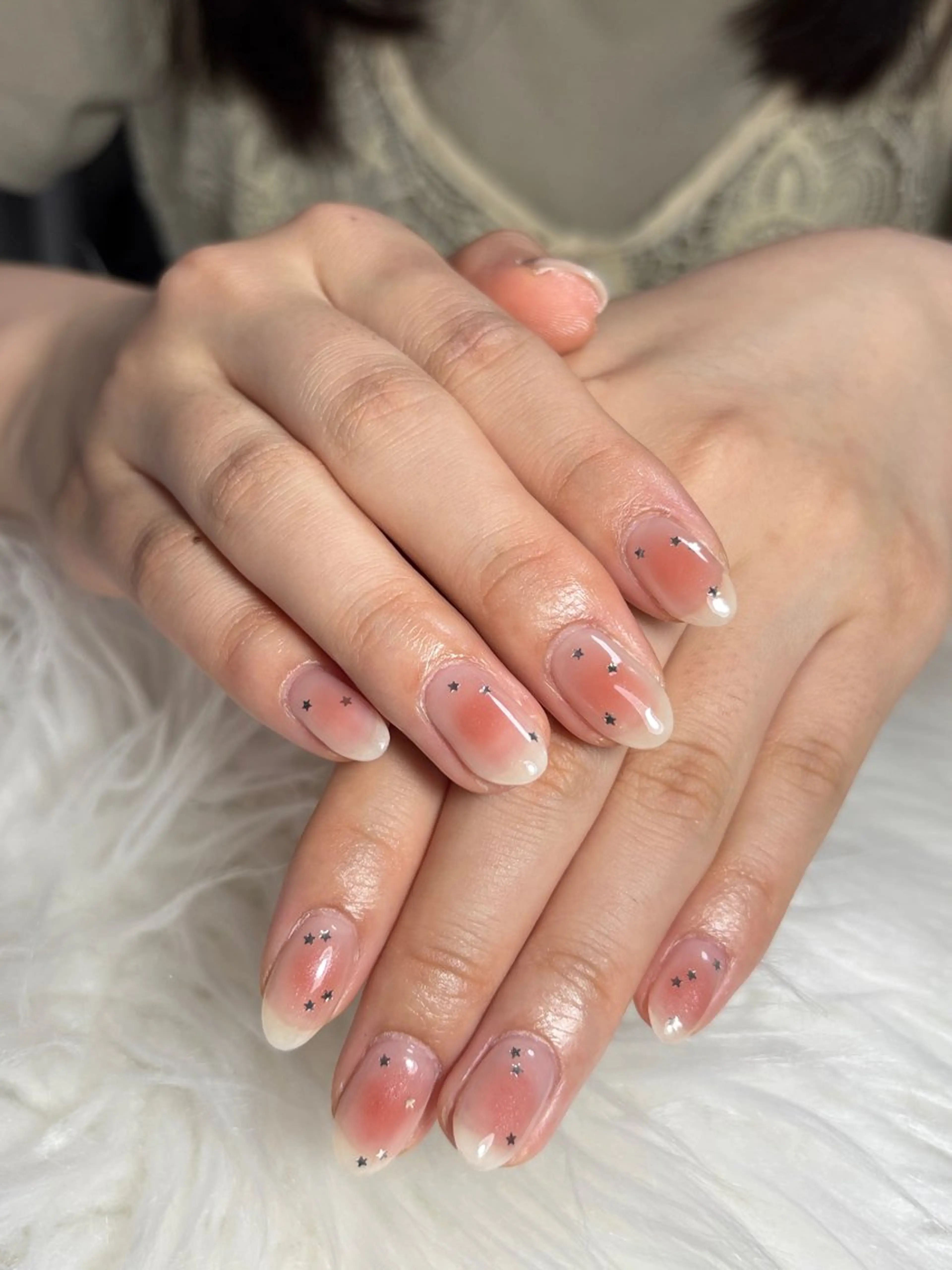 ネイル チークネイル しまむら さくらのネイルデザイン