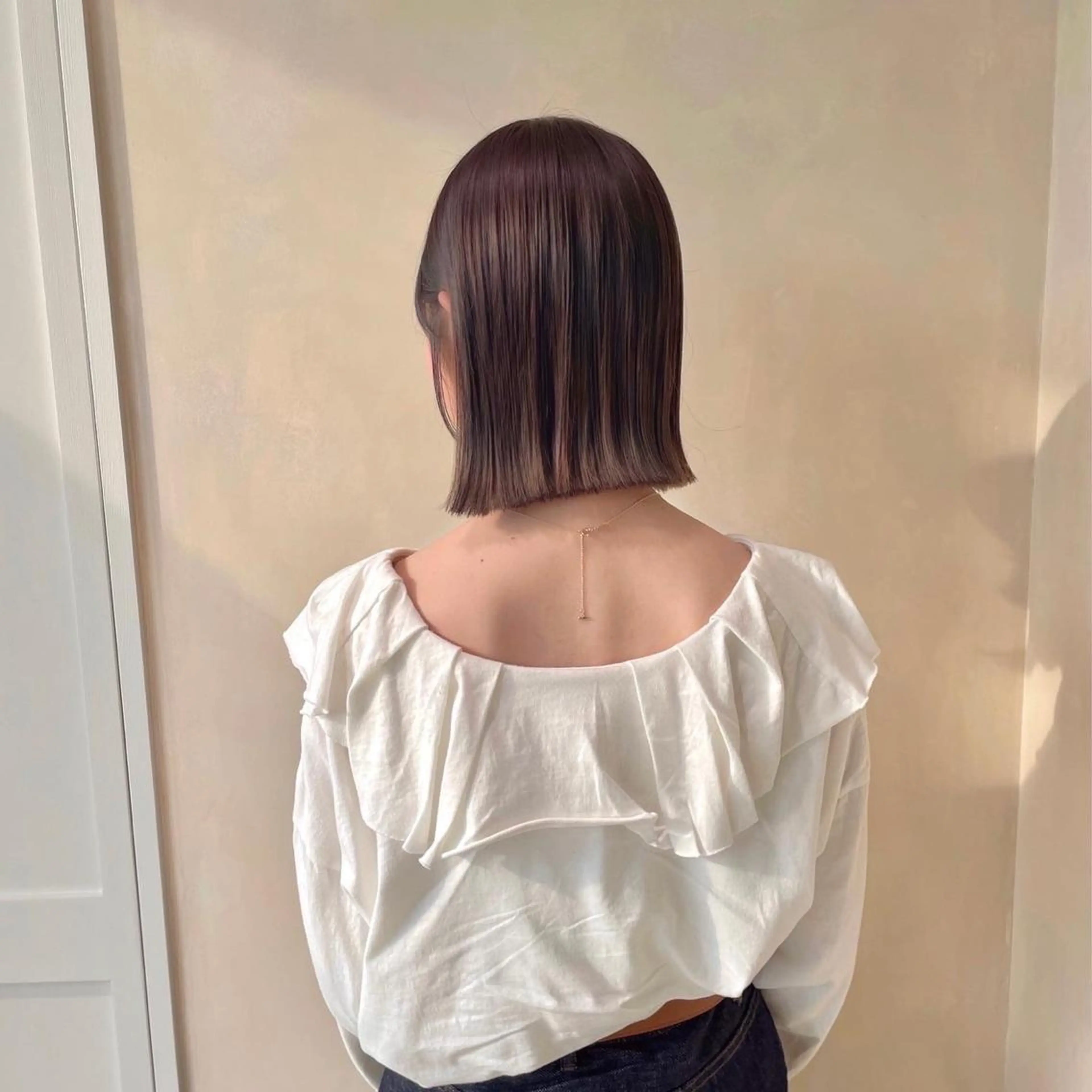 ミディアム カラー MURANAKA RYOのヘアスタイル