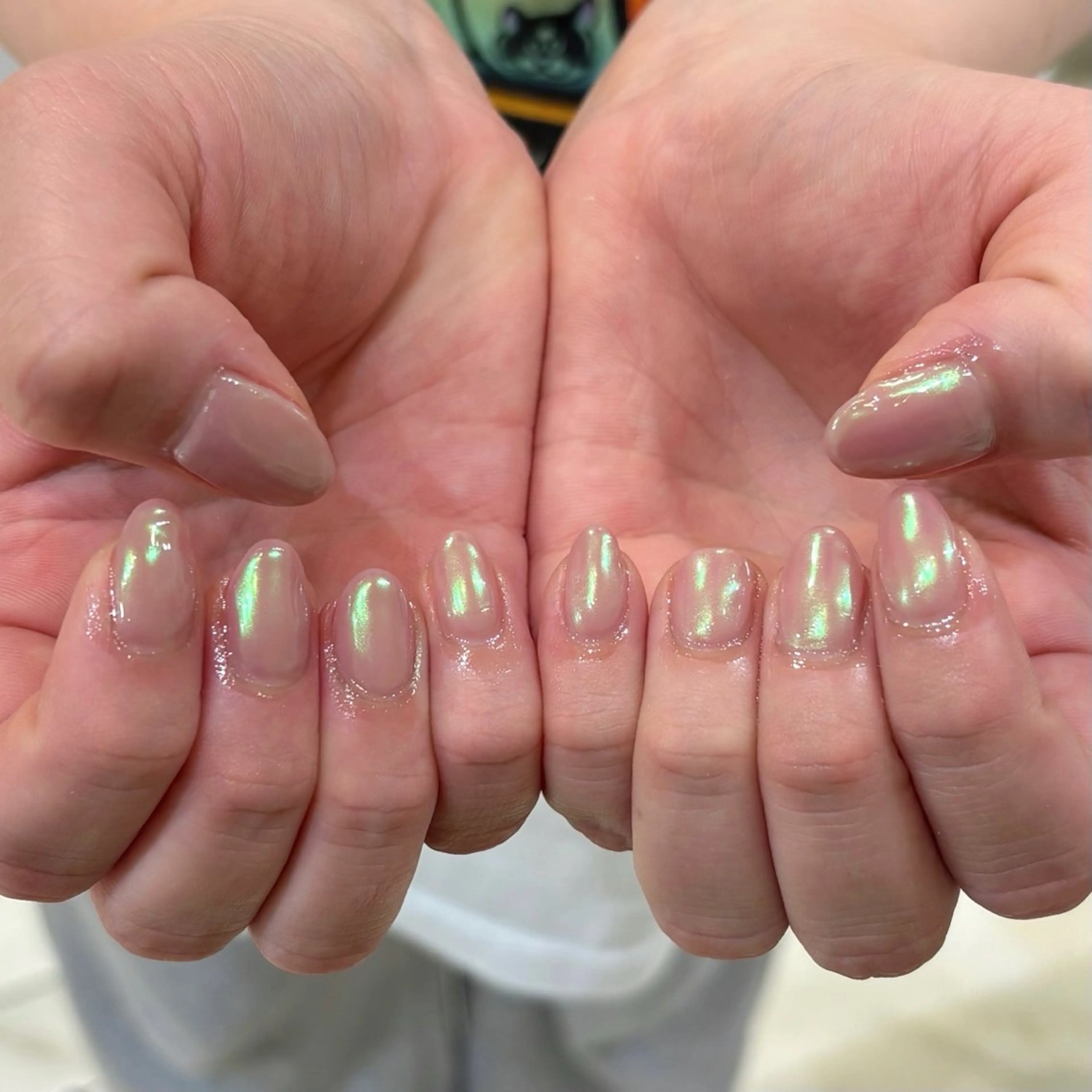 ネイル オーロラネイル 田口 莉紗⌇paragelのネイルデザイン