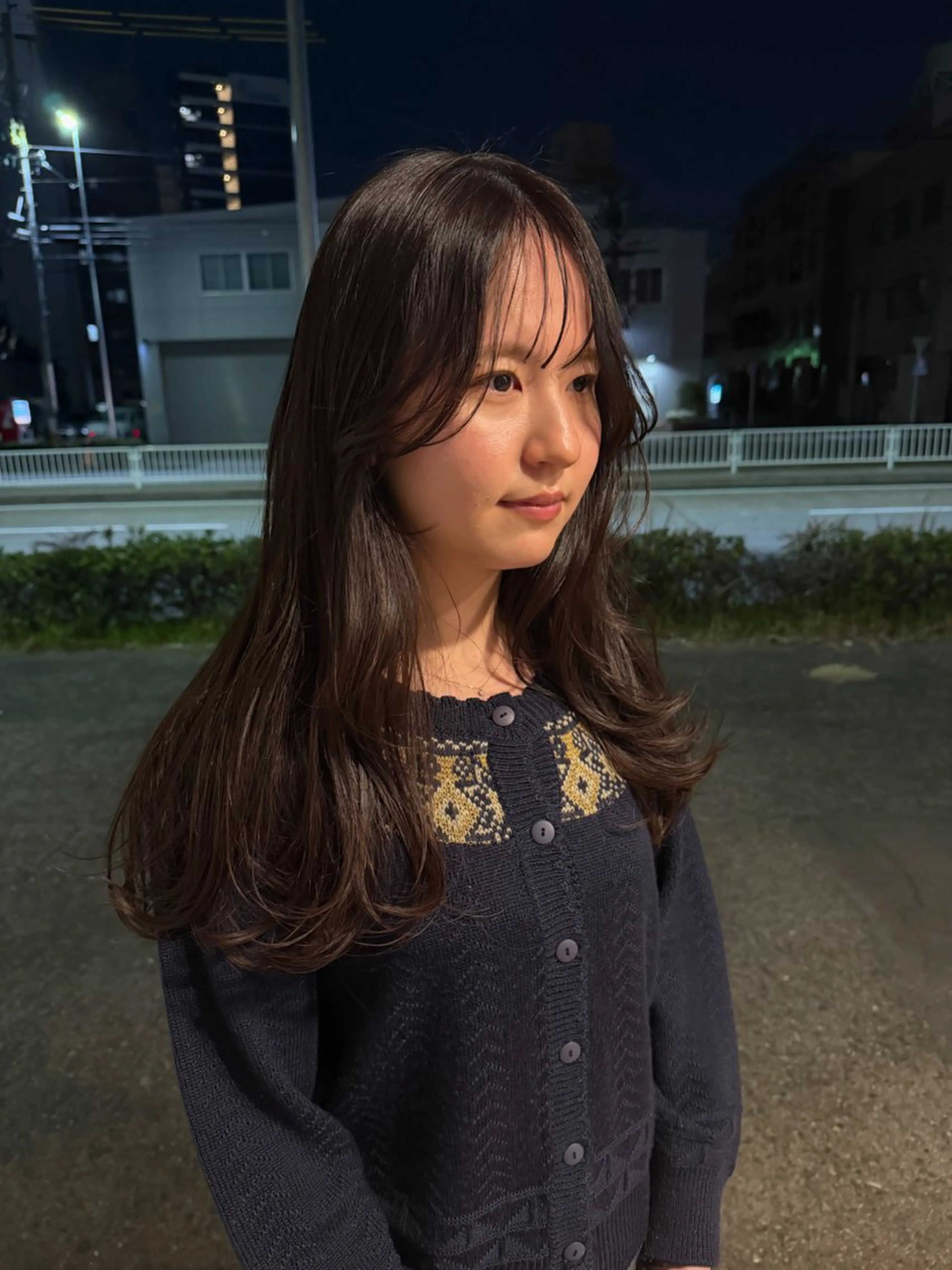 ロング カラー ヘアカラー にこ /iciのヘアスタイル