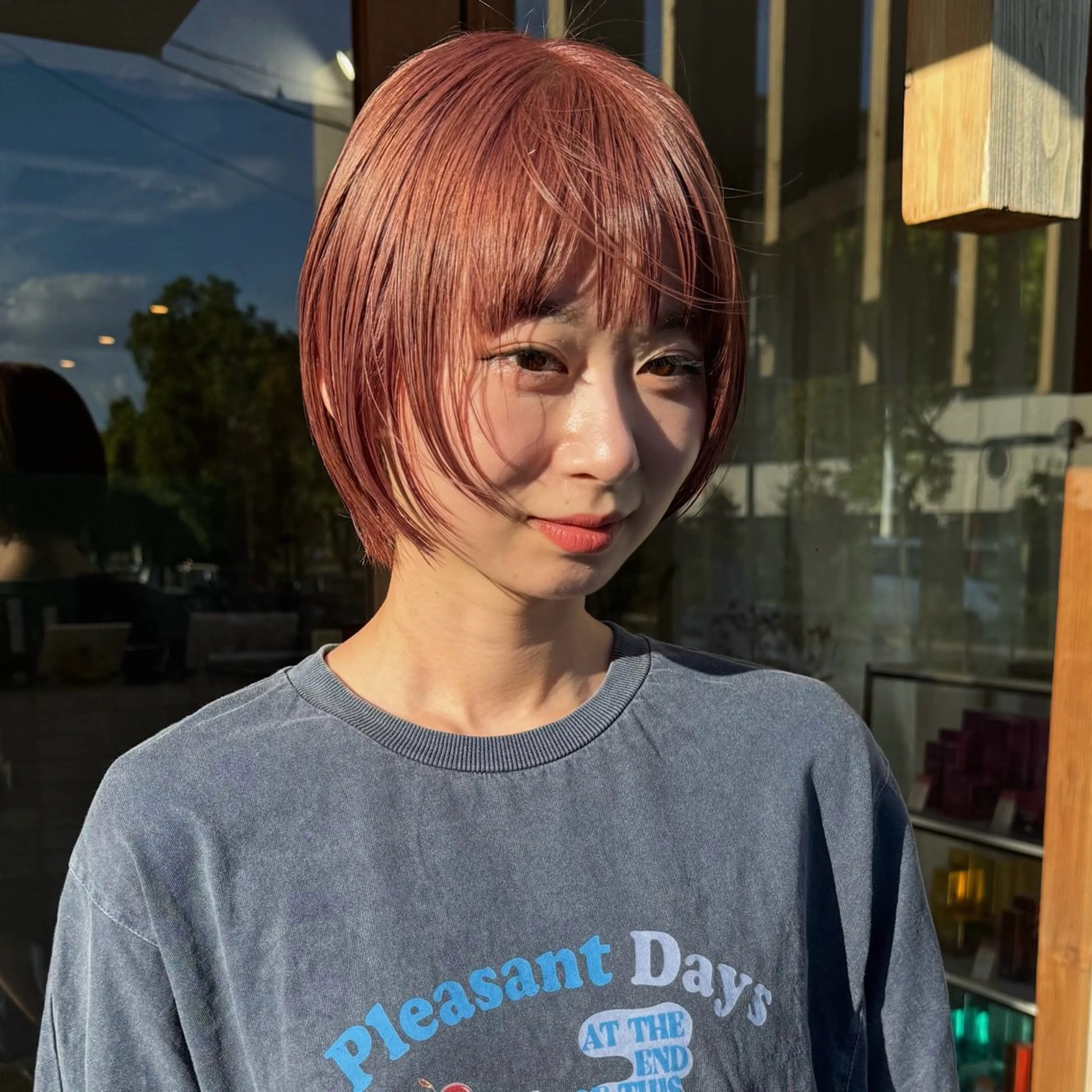 カラー cipre もものヘアスタイル