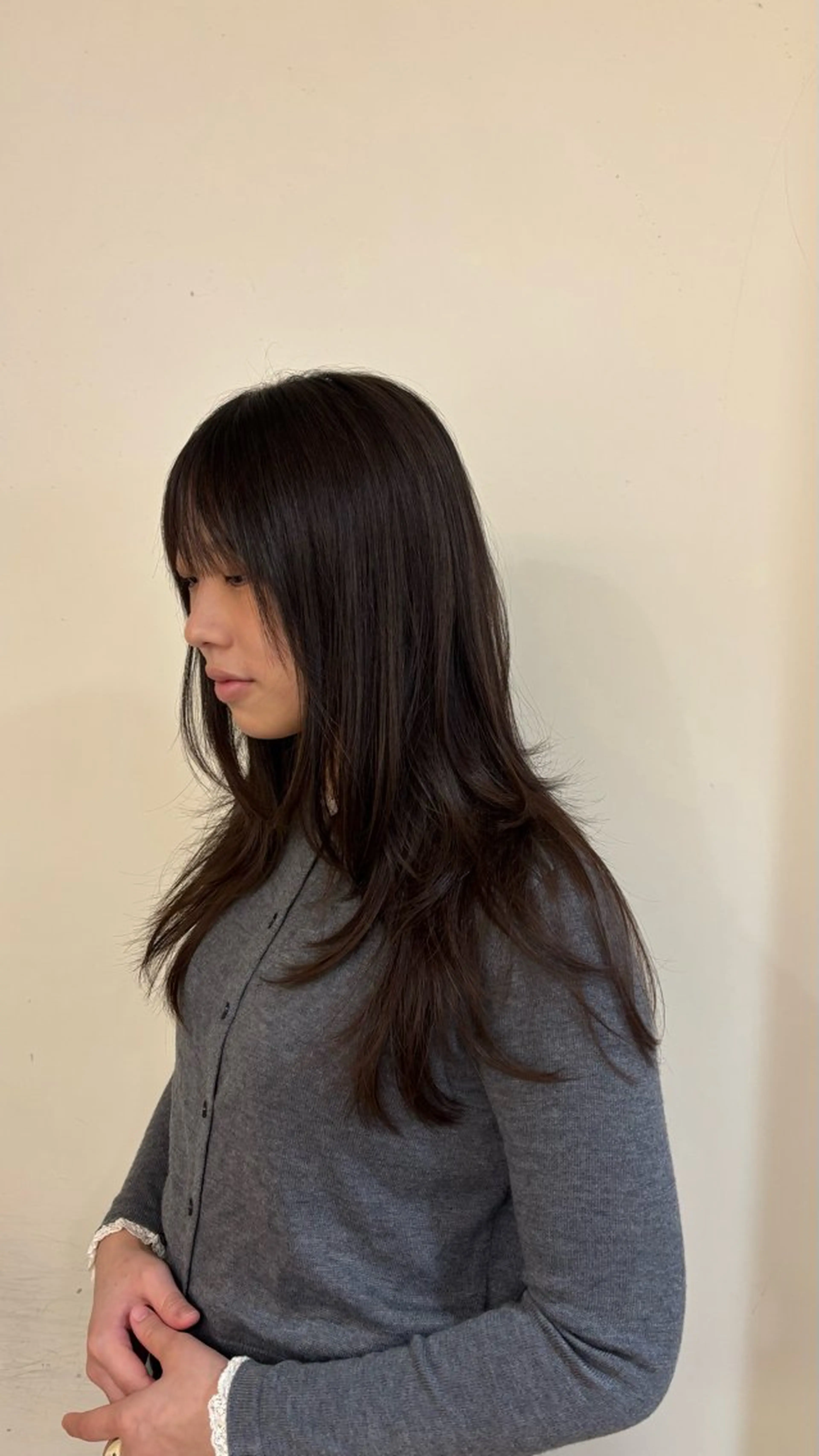 ロング ハッシュカット C-LOOP UNITED ATELIER所属・似合わせカット /ニュアンスパーマのヘアスタイル