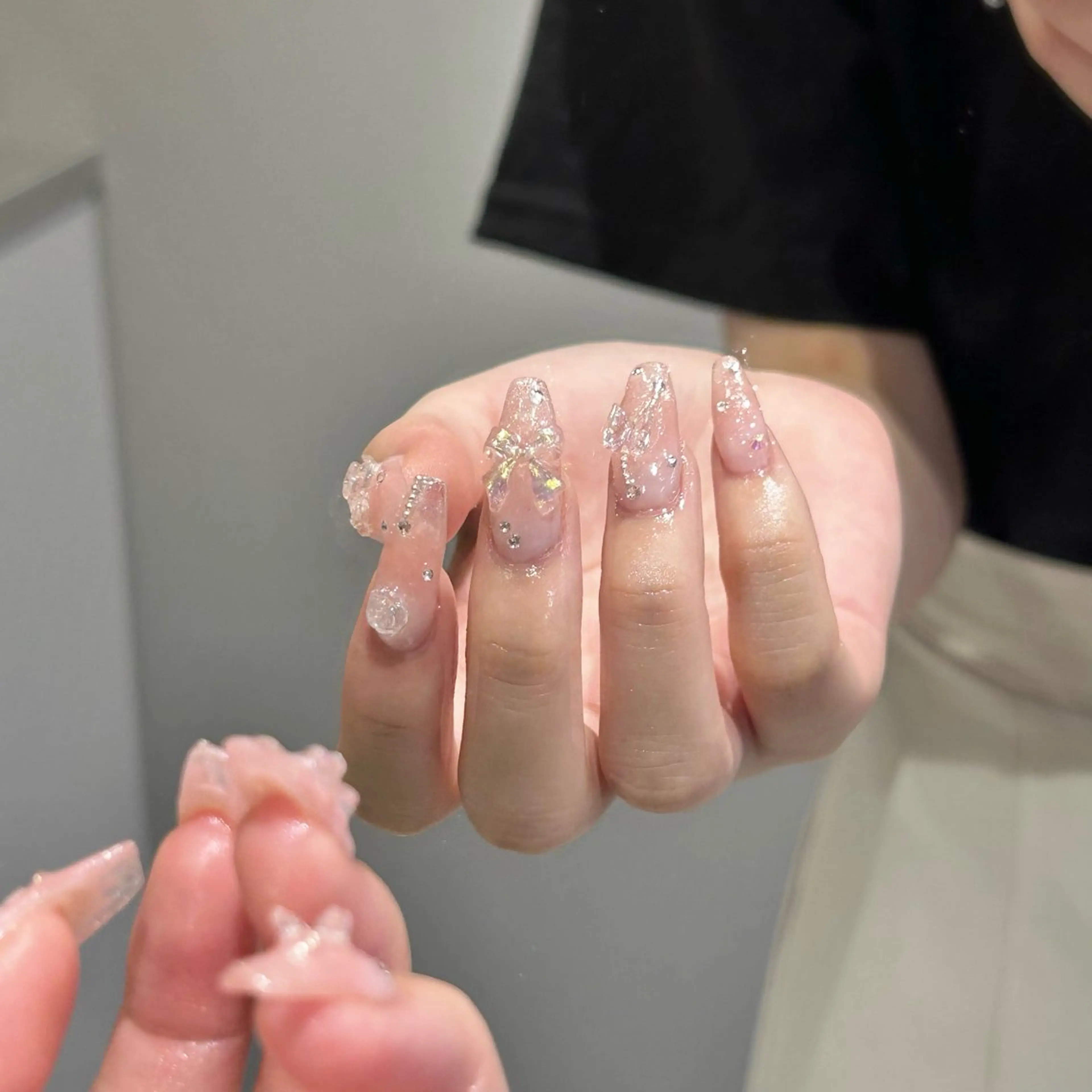 ネイル クリアネイル 長さ出し フレンチネイル ハンドネイル 髙橋 直央のその他イメージ