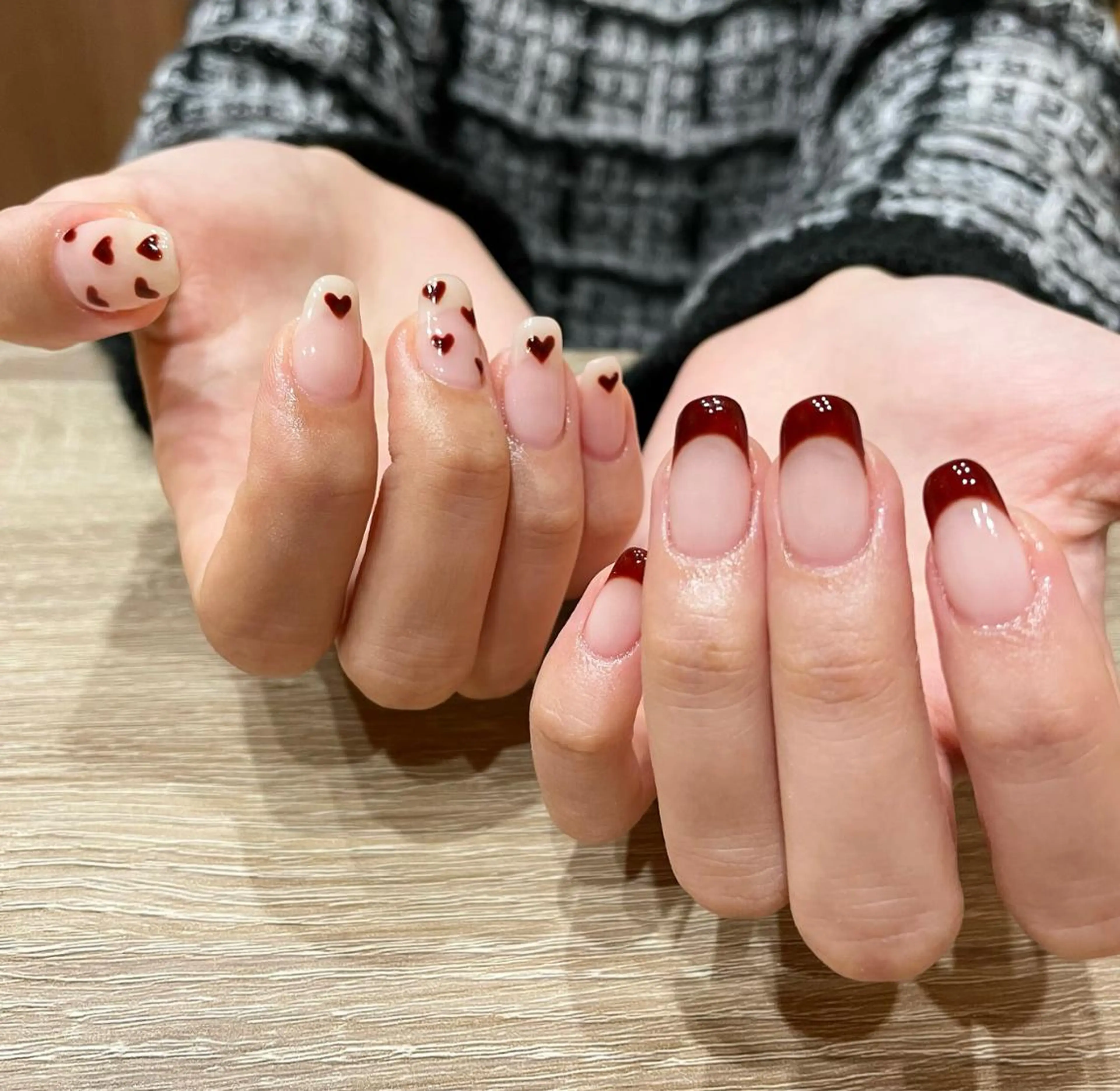 ネイル バレンタイン liberté所属・liberté🫧 新小岩のネイルデザイン