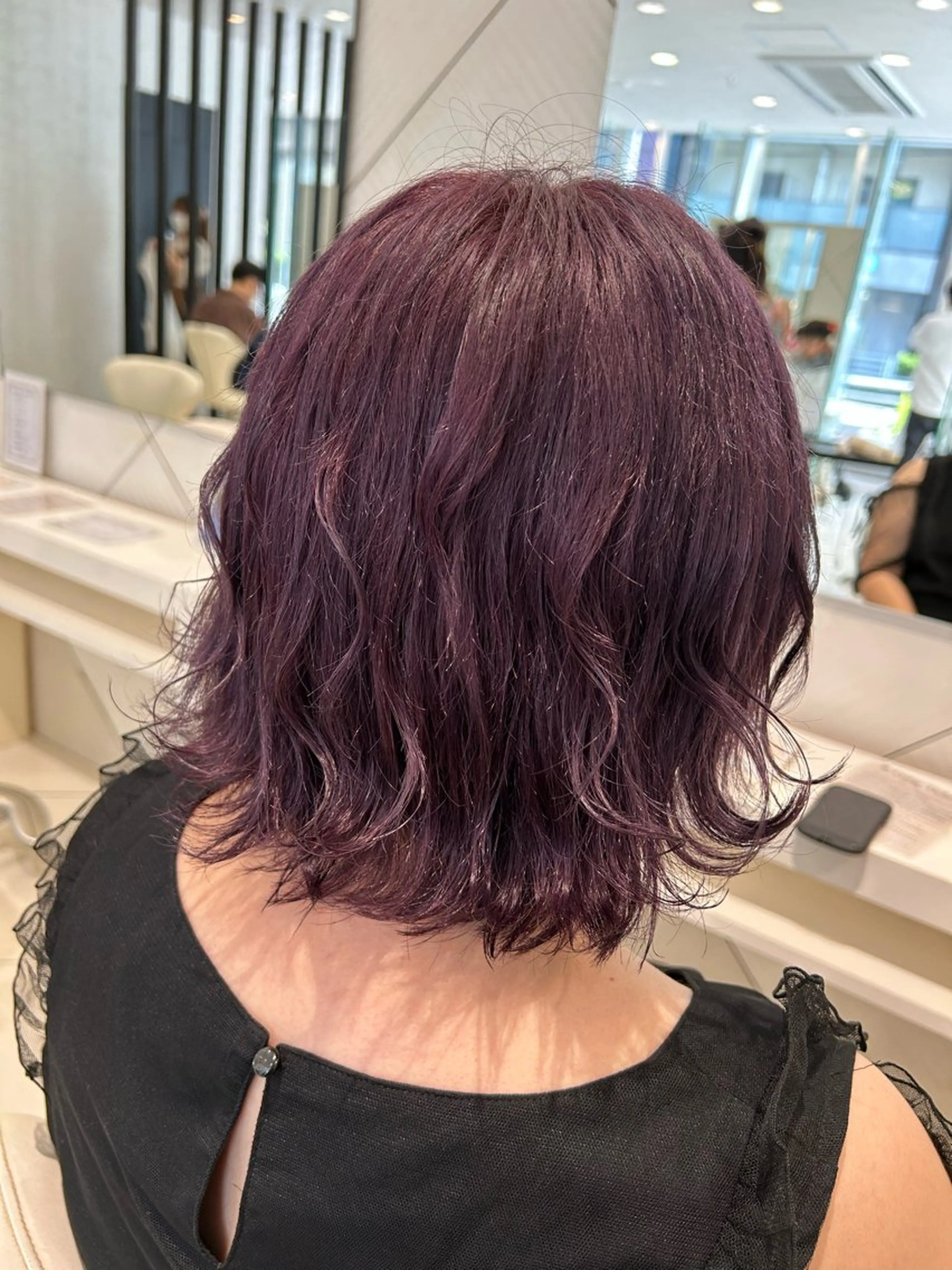 ショート カラー ラベンダーカラー 🍀富久 永梨🧸のヘアスタイル