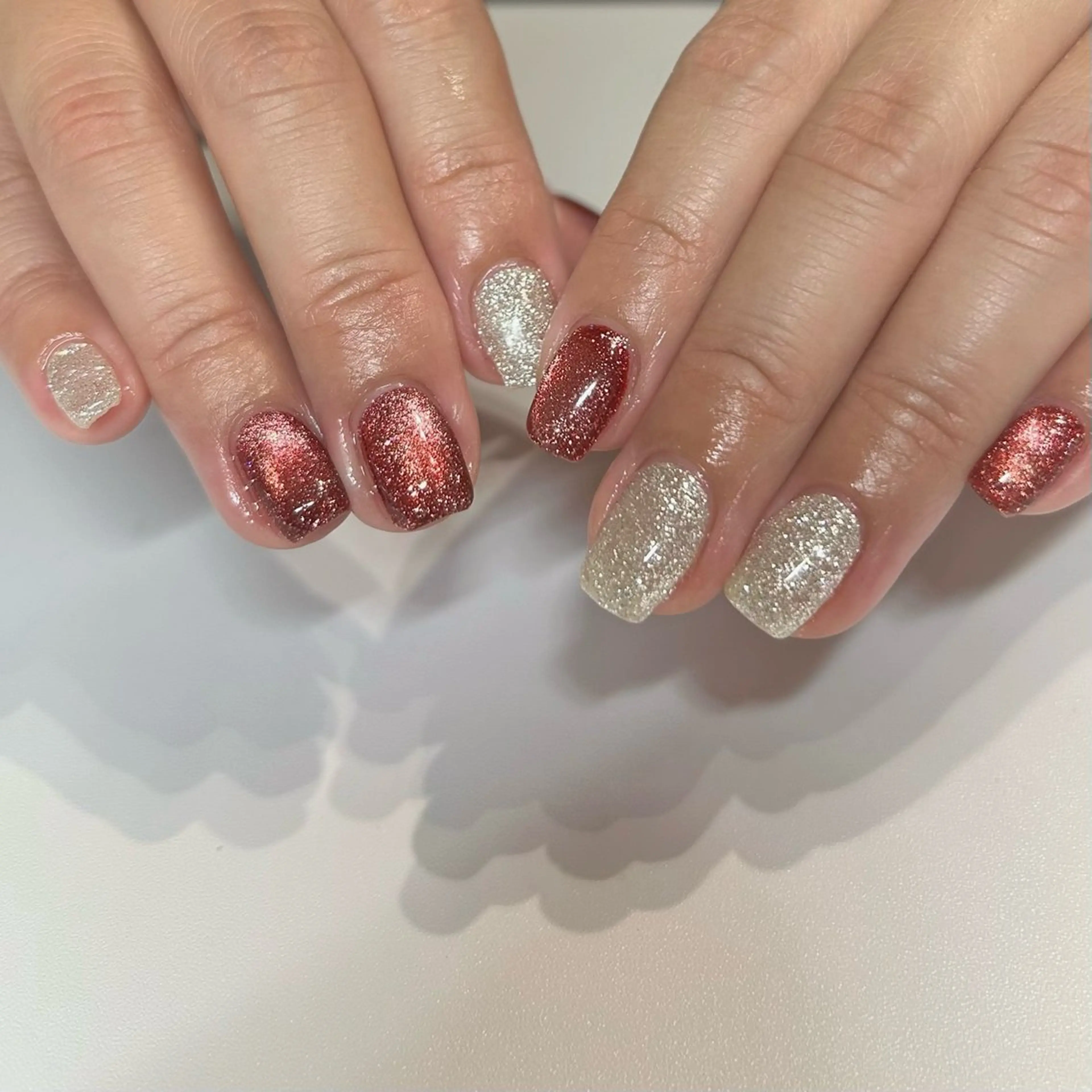 ネイル フラッシュネイル マグネットネイル nail salon moiのネイルデザイン