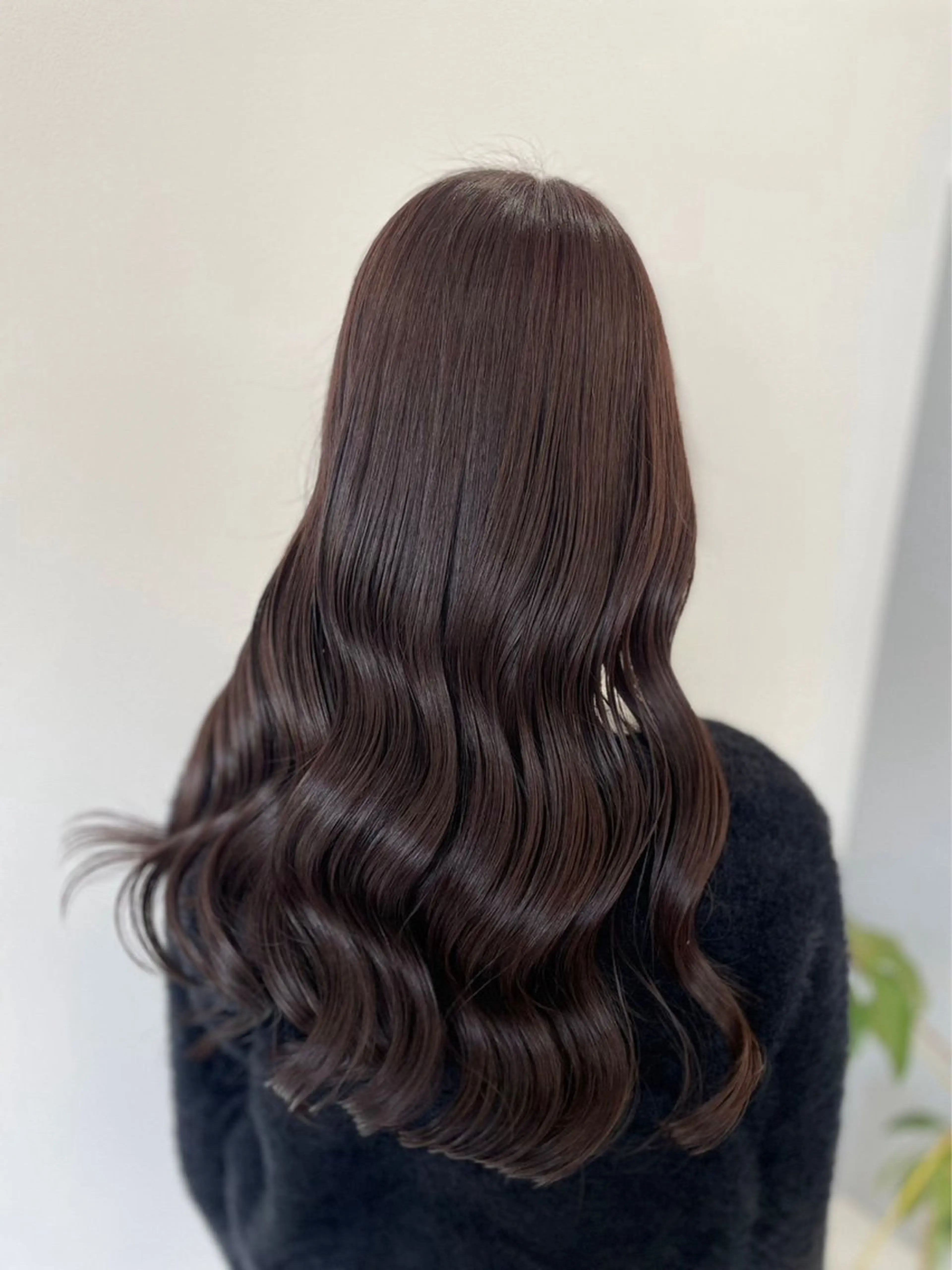 【透明感】イルミナ/アドミオカラー+髪質改善トリートメントの写真