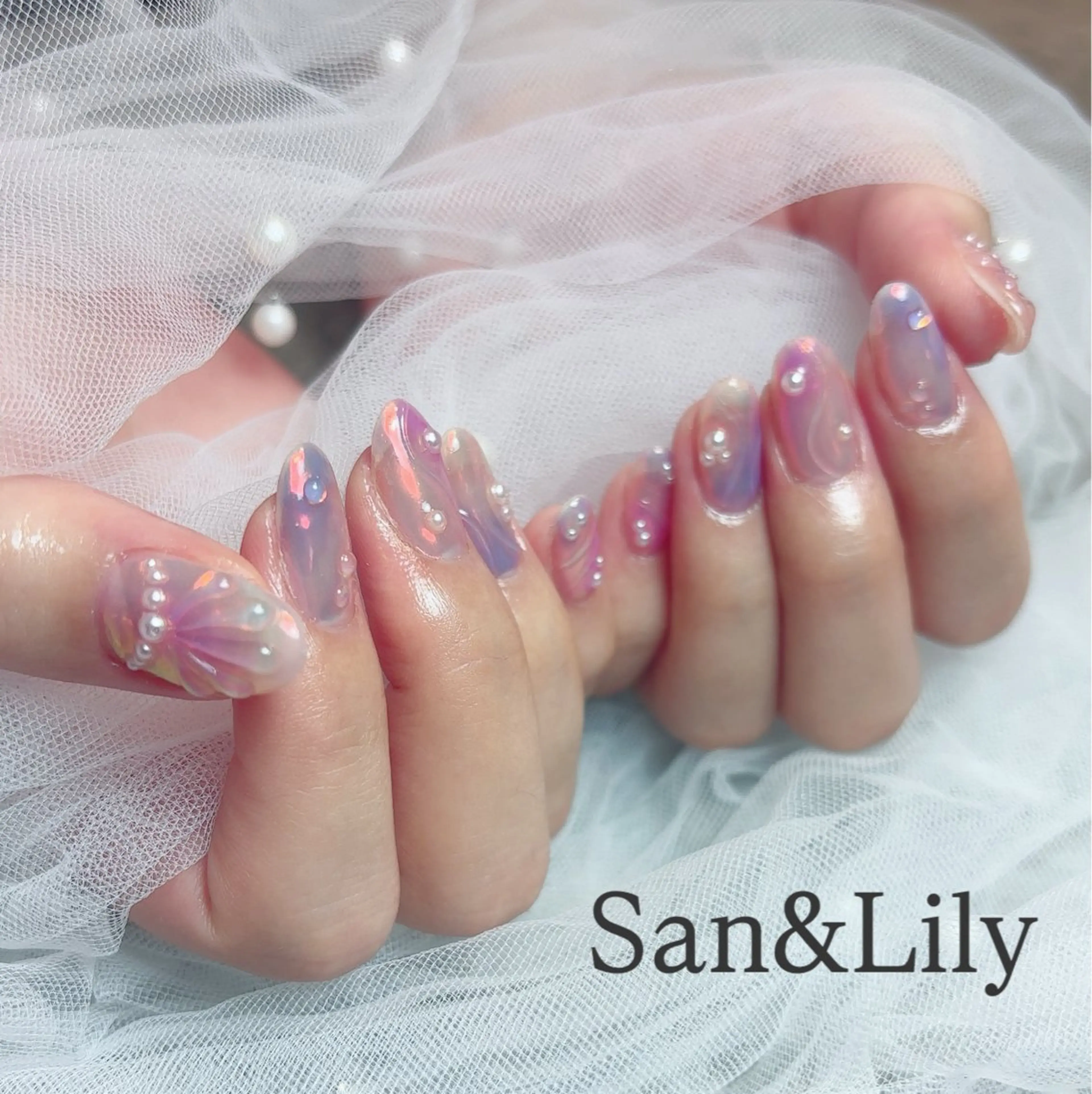 ネイル ハンドネイル San＆Lily madokaのネイルデザイン