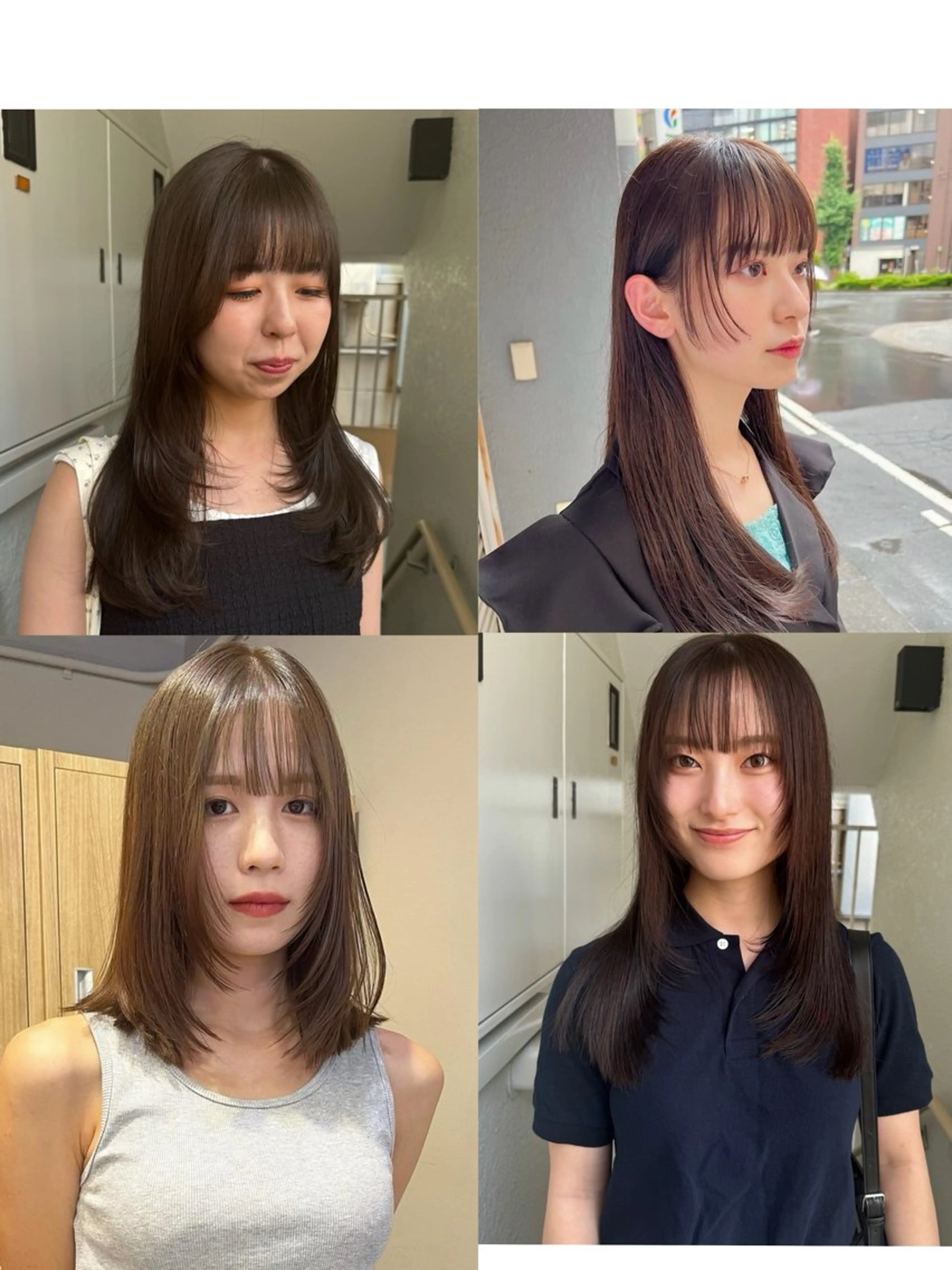 ロング カラー 顔まわりレイヤー 顔周りカット レイヤーカット ヘアカラー 透明感×レイヤーカッ ト🌼kiraraのヘアスタイル
