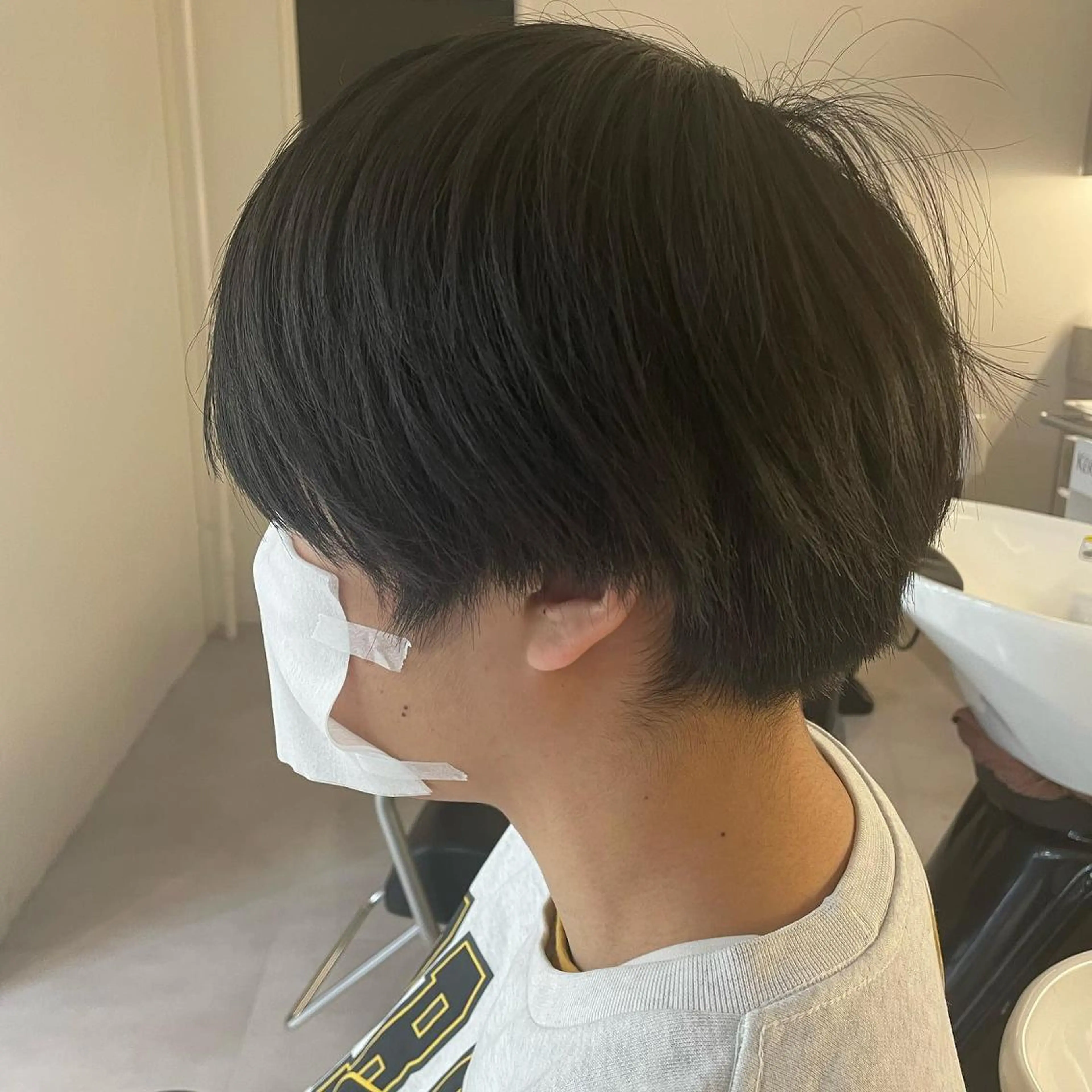 ショート 髪質改善× ハイライト溝江のヘアスタイル