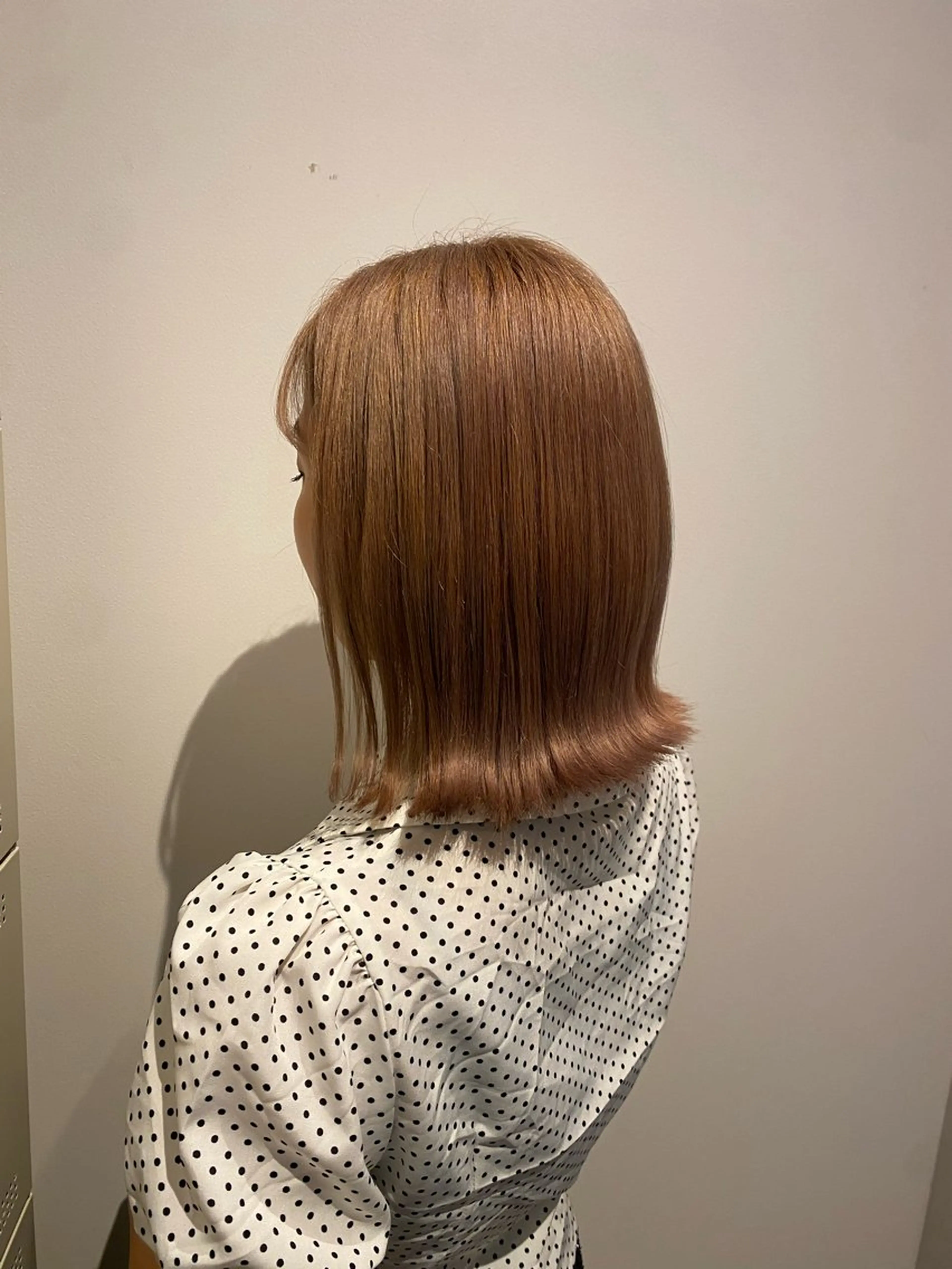 ミディアム カラー ヘアカラー 平川 夏海のヘアスタイル