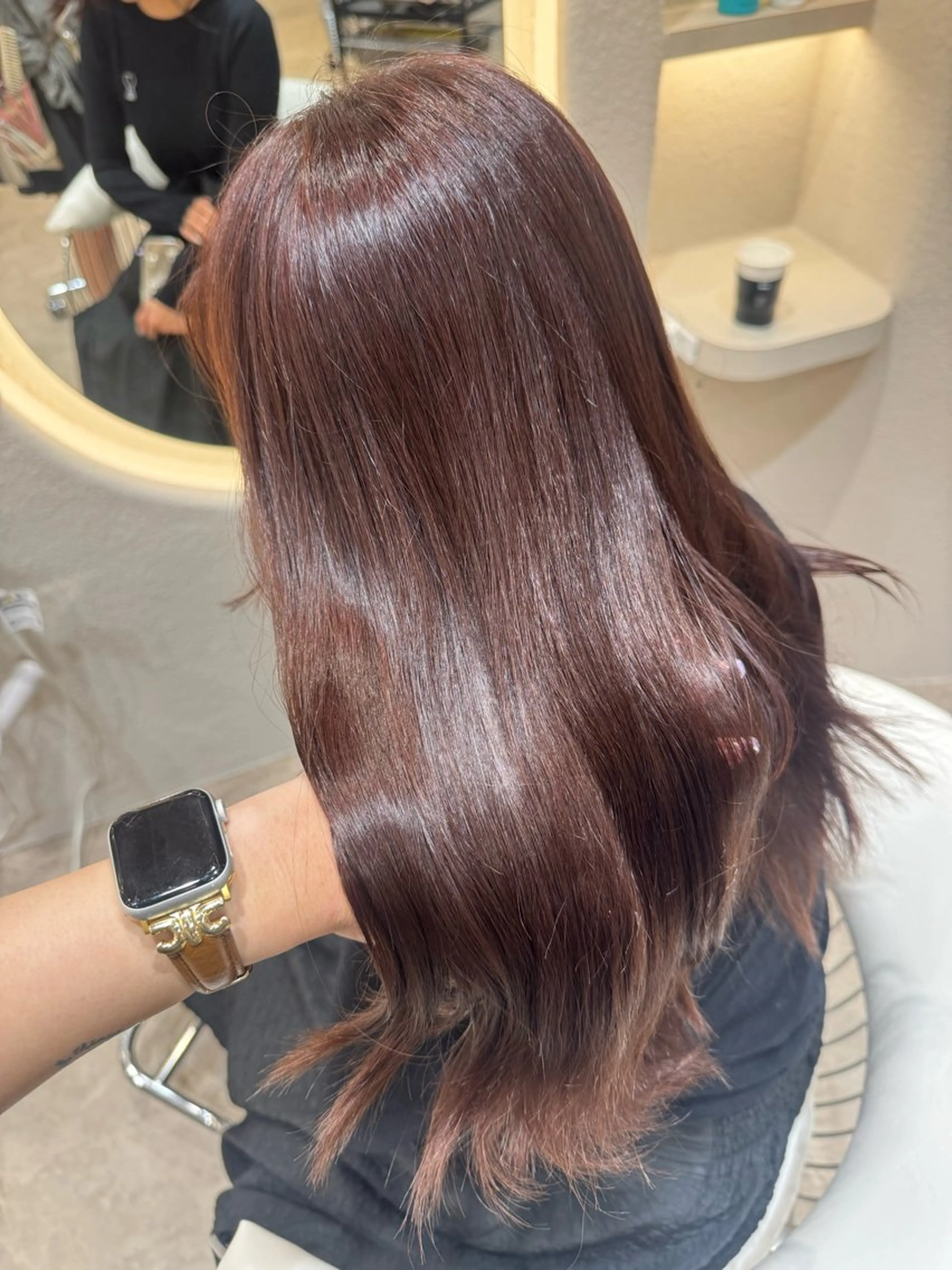 ロング カラー ヘアカラー トリートメント 🍑透明感color 🍑MOMOKA🍑のヘアスタイル