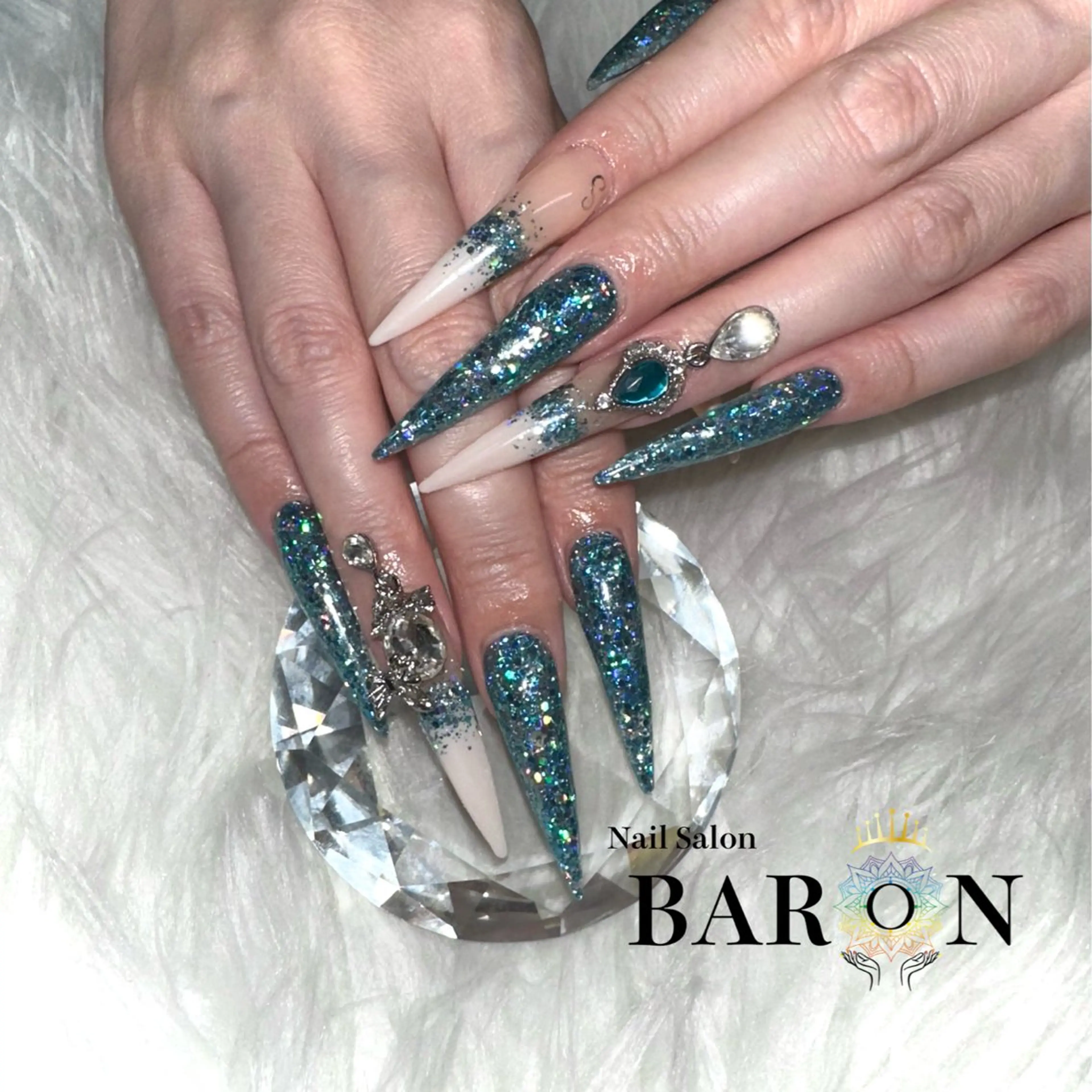 ネイル 持ち込み スカルプネイル ♛BARON♛ YURAのネイルデザイン