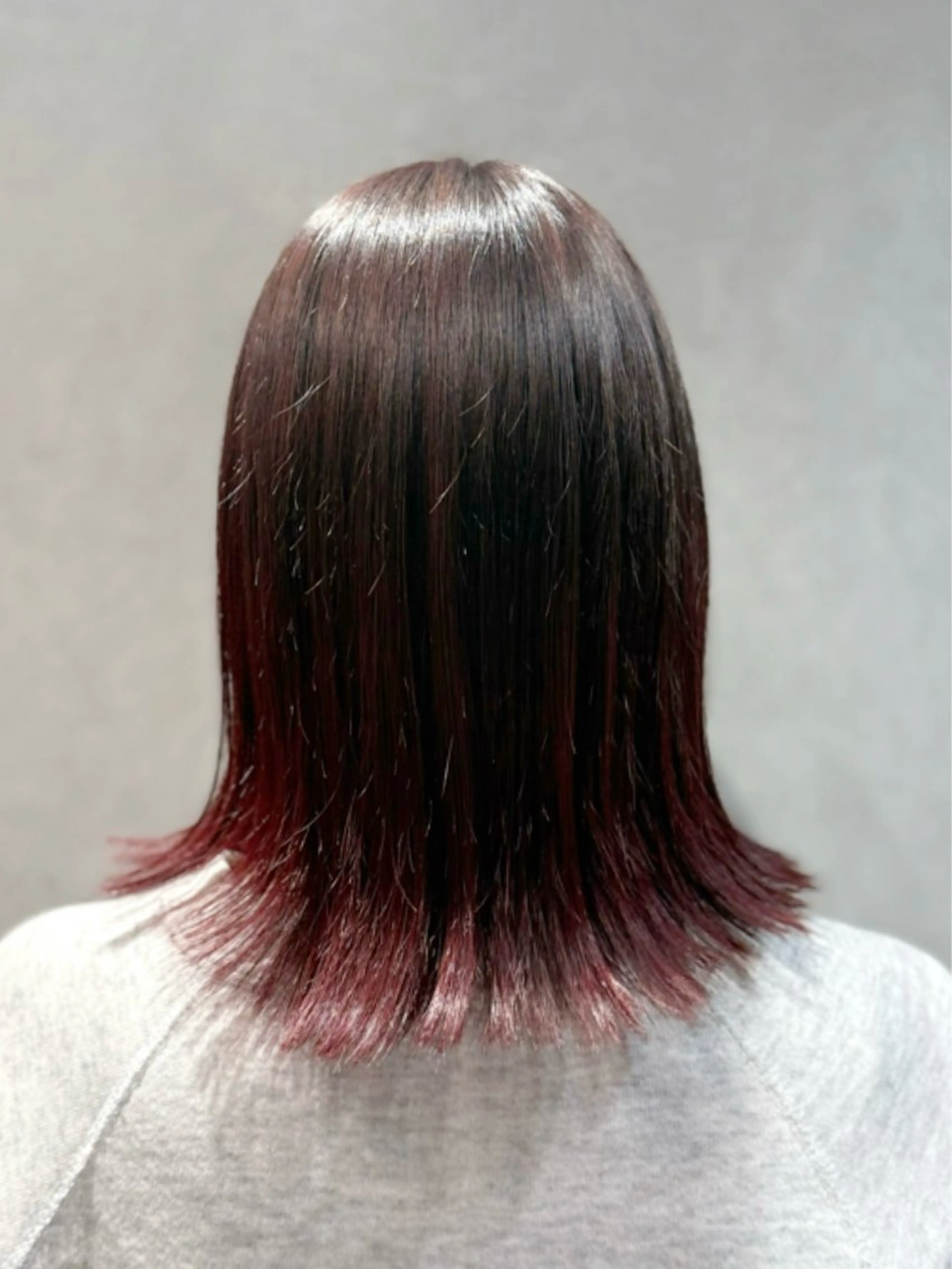 ミディアム カラー Harris　表参道・外苑前・青山　表参道本店所属・艶カラー/ハイトーン /アレンジ/meiのヘアスタイル