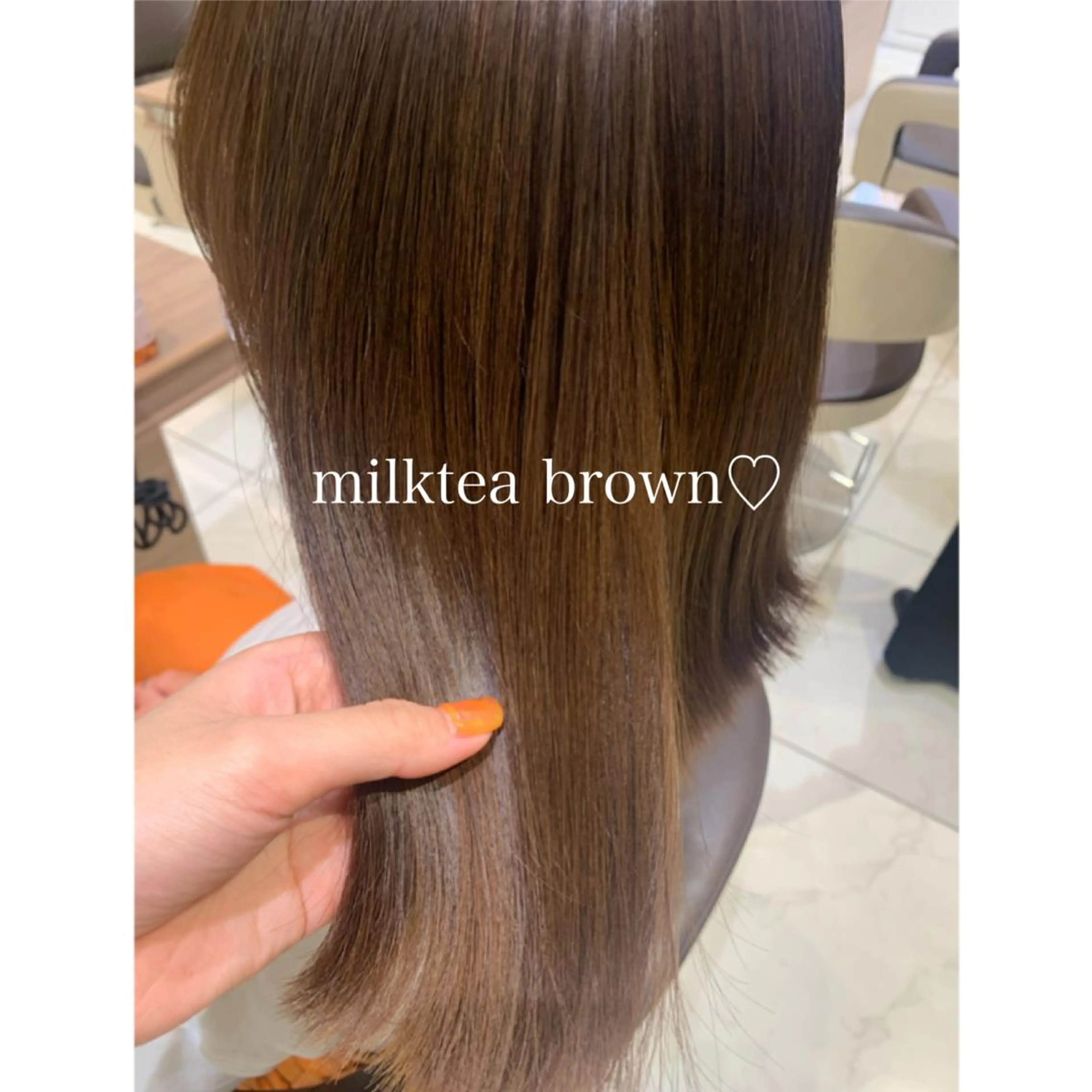 セミロング カラー Dears 香芝店所属・関 優希のヘアスタイル