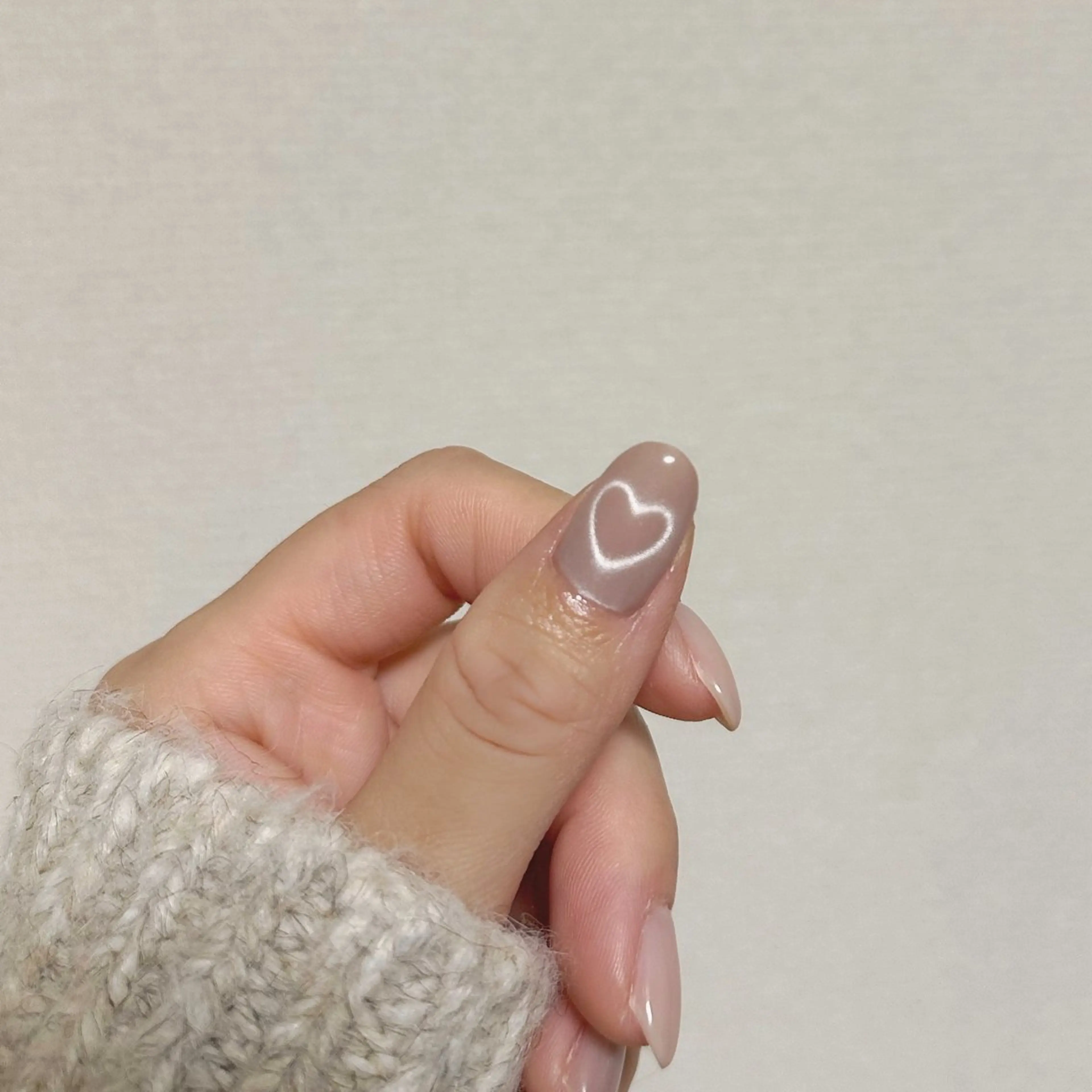 ネイル ハート マグネットネイル Faire MIKIのネイルデザイン