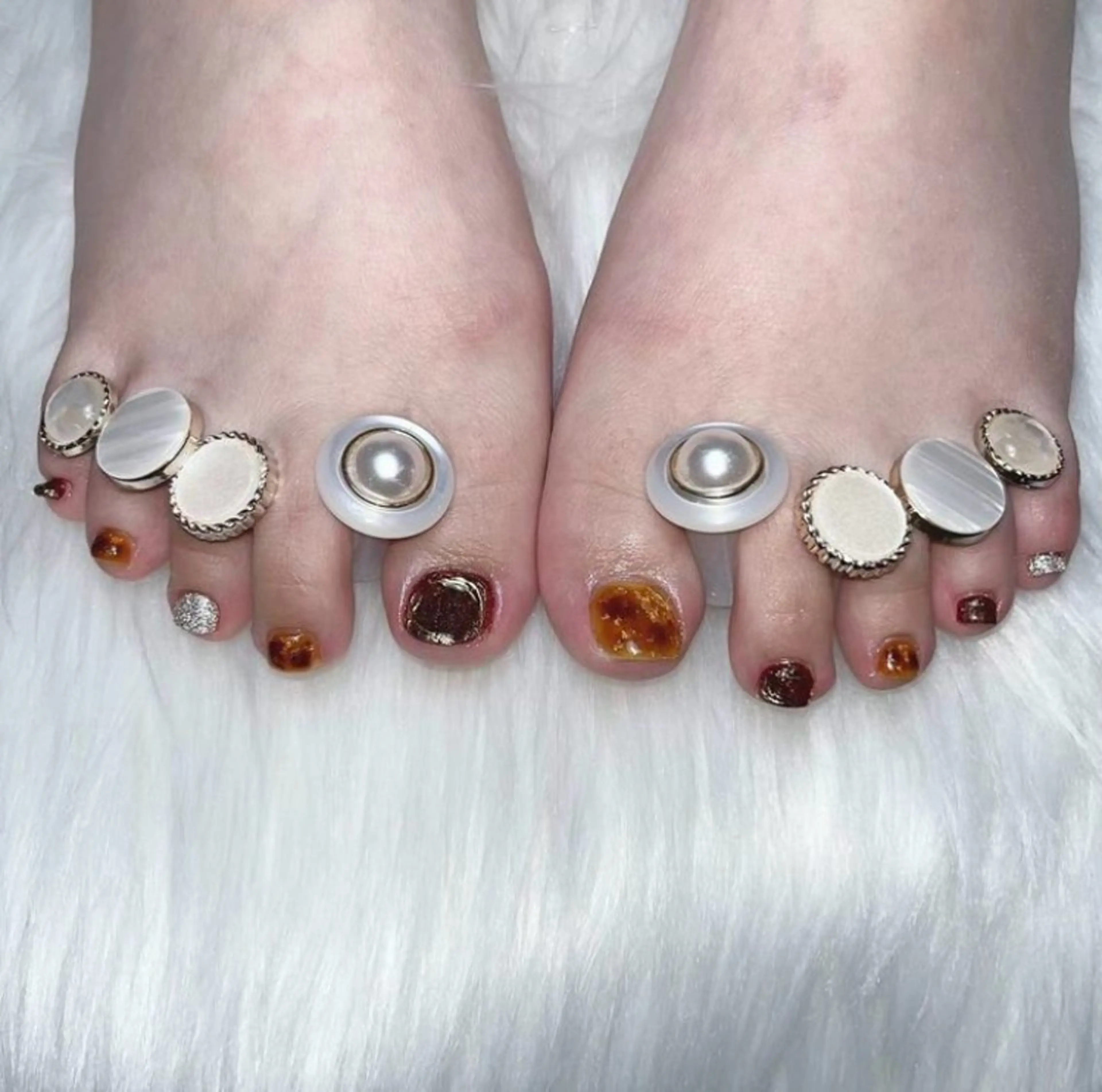 ネイル べっ甲ネイル kira-la キララ･:*..のネイルデザイン