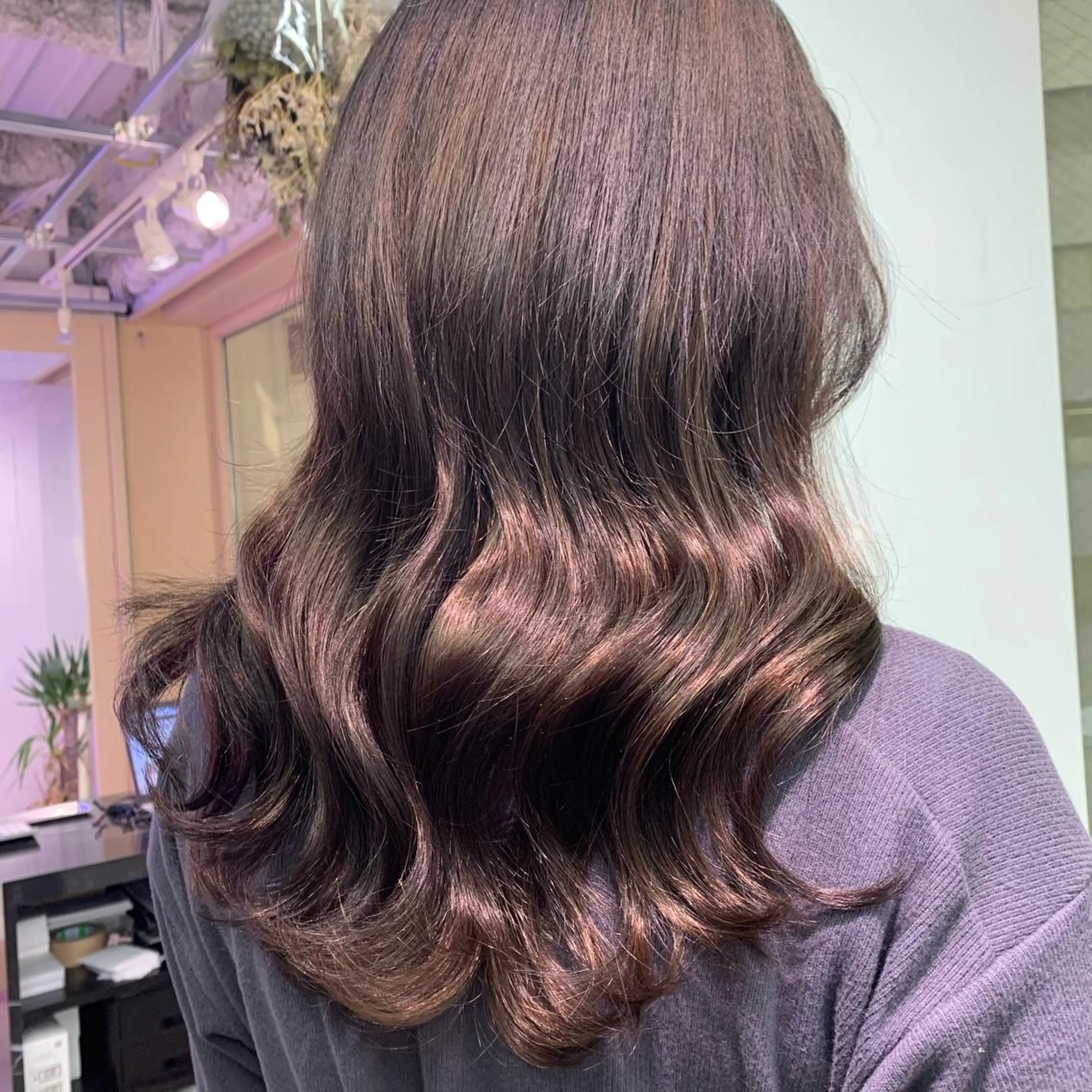 ロング 韓国🤍ワンホンヘア みかん🇨🇳のヘアスタイル