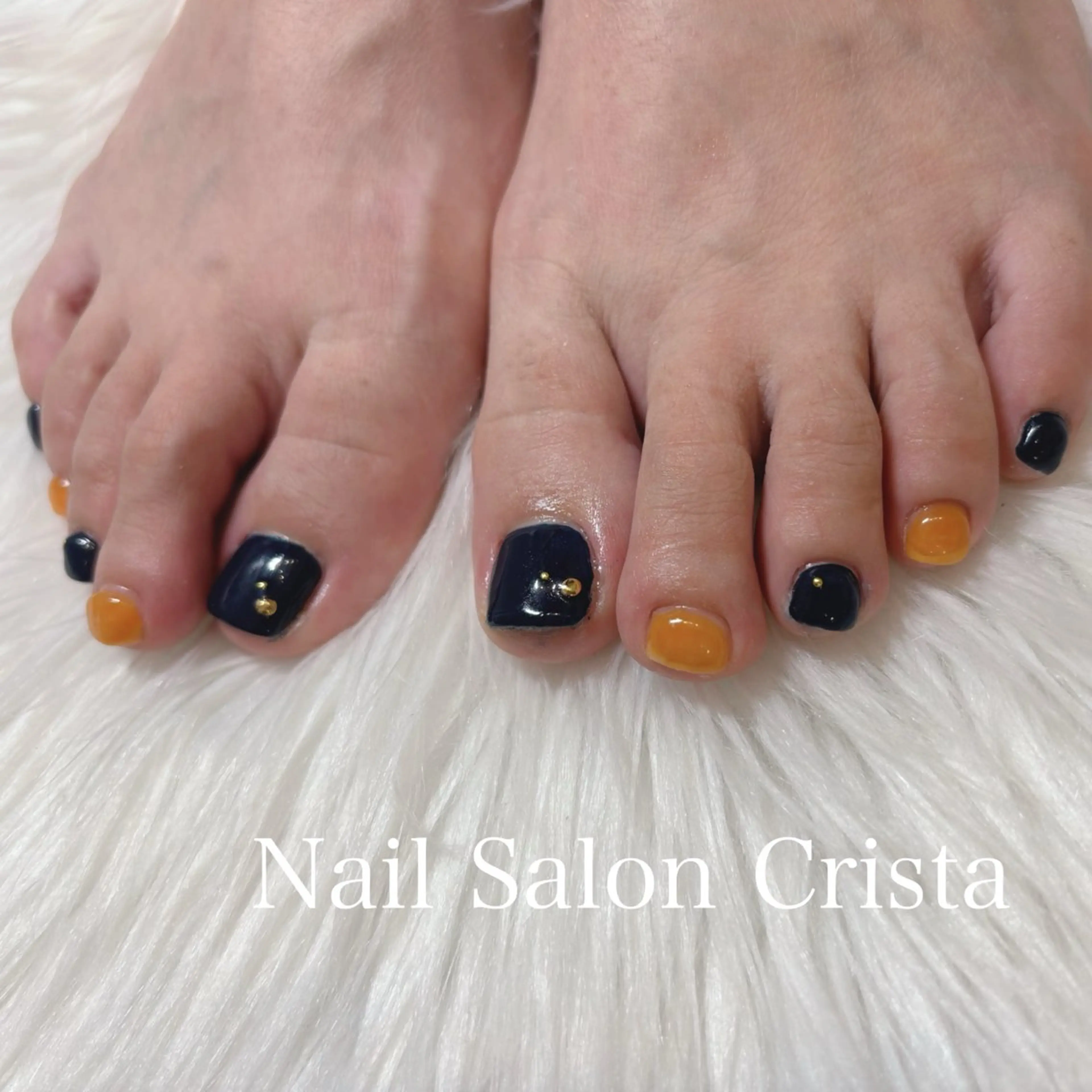ネイル フットネイル ジェルネイル マグネットネイル オフィスネイル ワンカラーネイル NAILSALON CRISTA所属・🤍CRISTA yui🤍のネイルデザイン