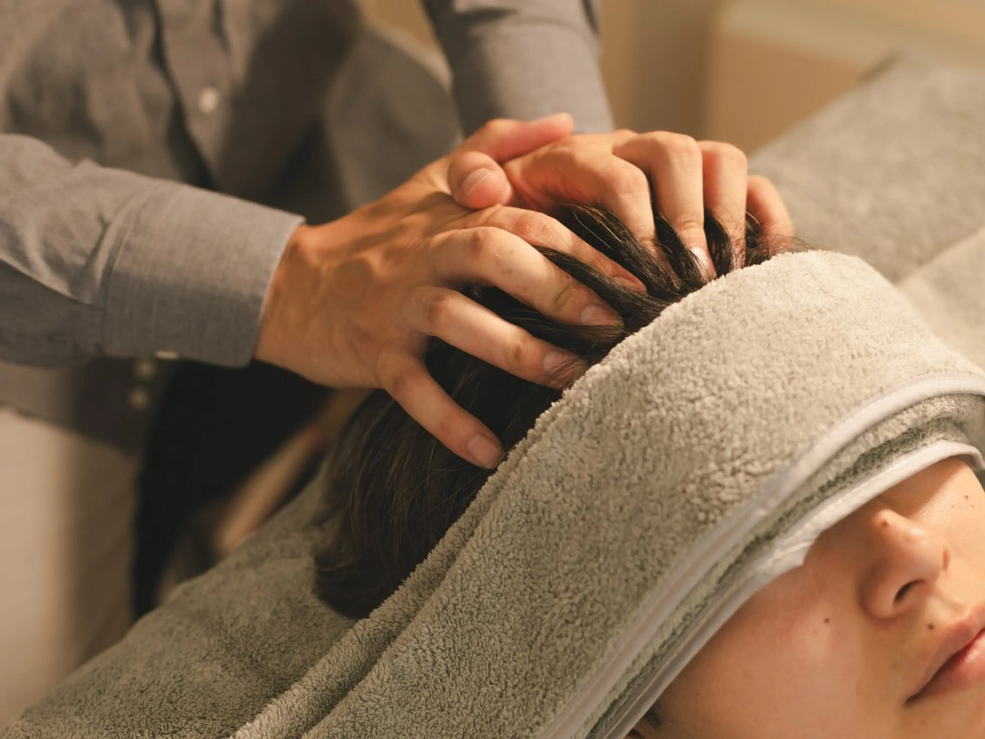 ドライヘッドスパ90分コース(フットマッサージ付き)の写真