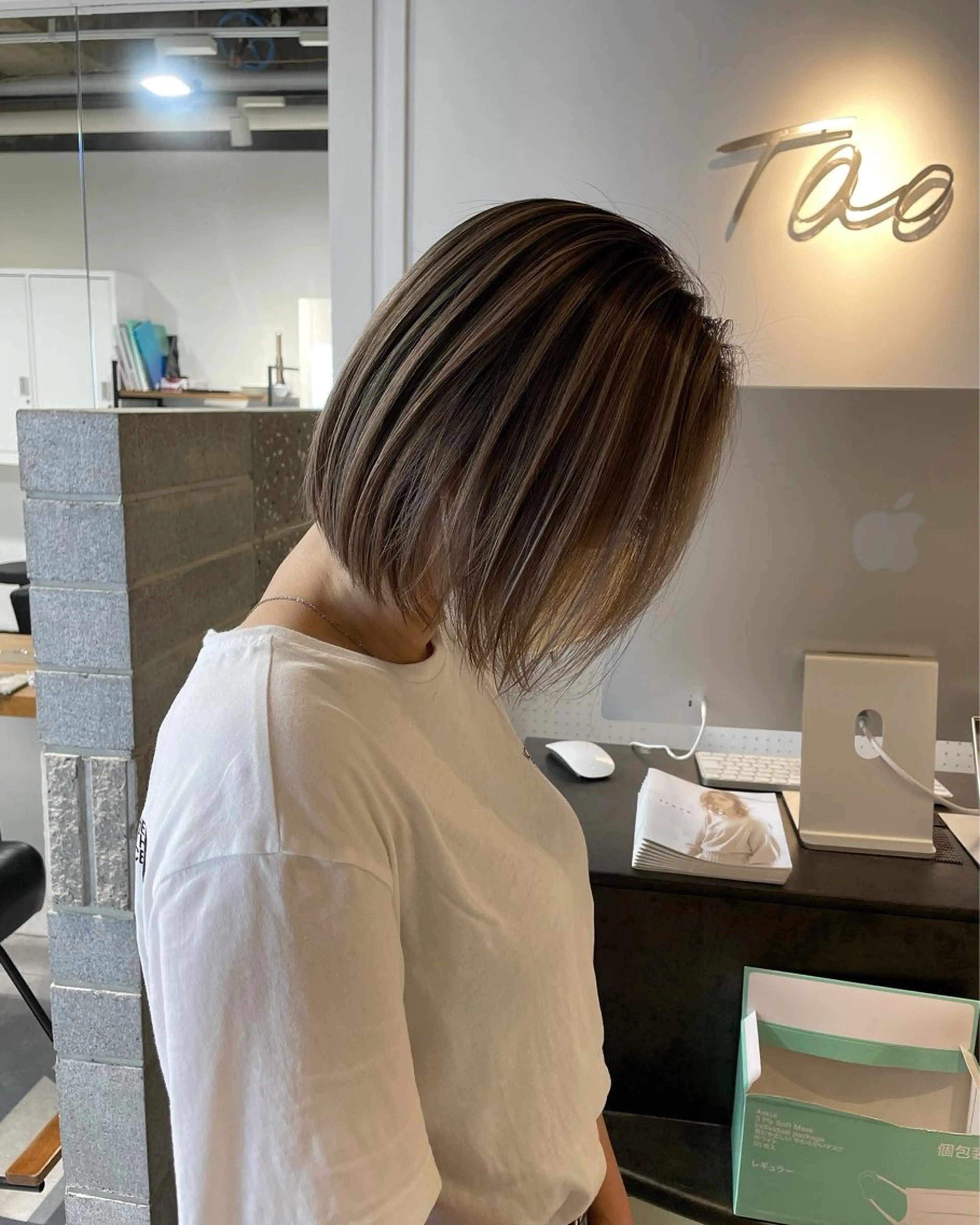 ショート ヘアカラー トリートメント Tao所属・藤川 大智のヘアスタイル