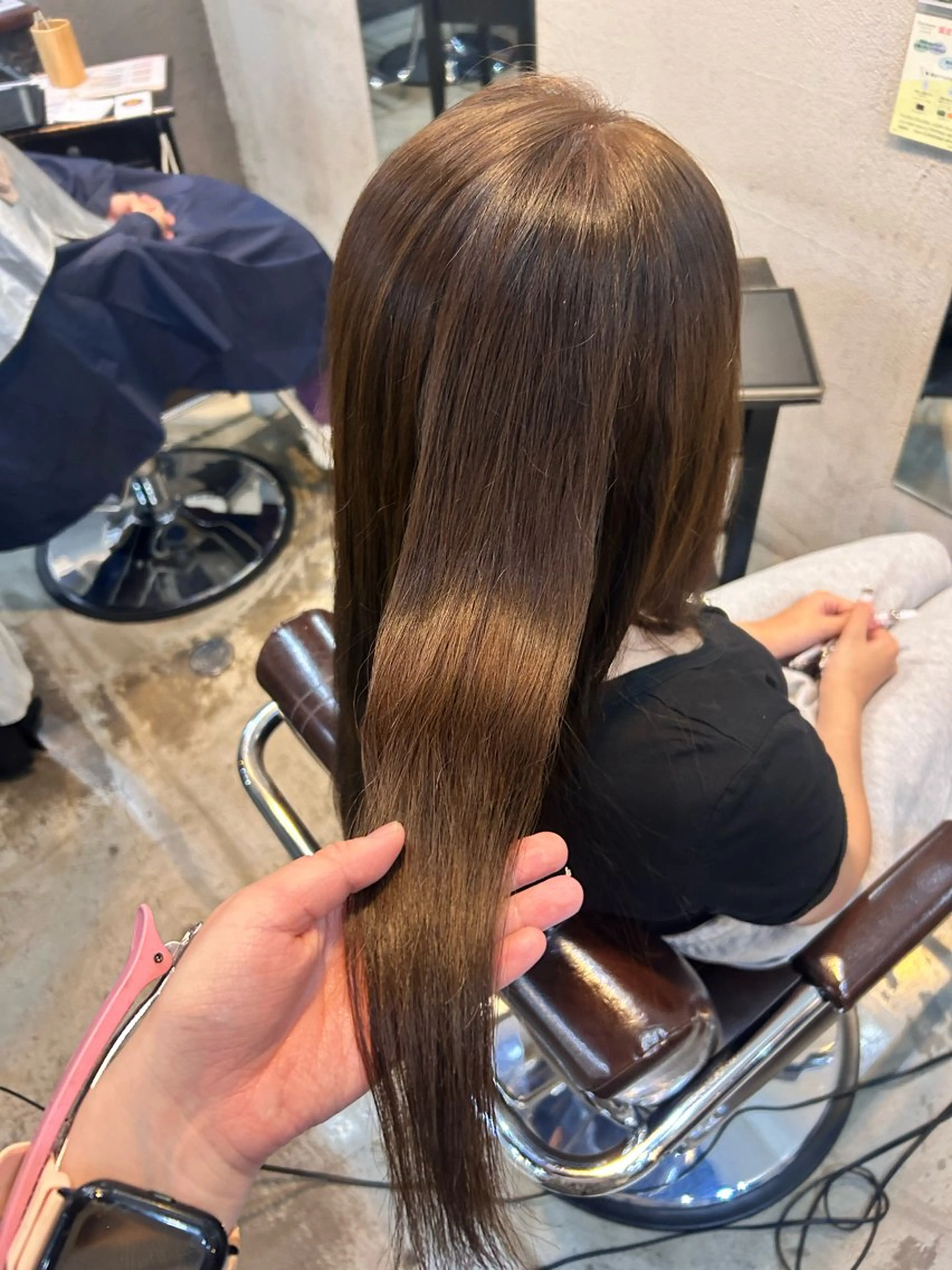 ロング カラー ヘアカラー トリートメント MEGUMI ／ママ美容師のヘアスタイル