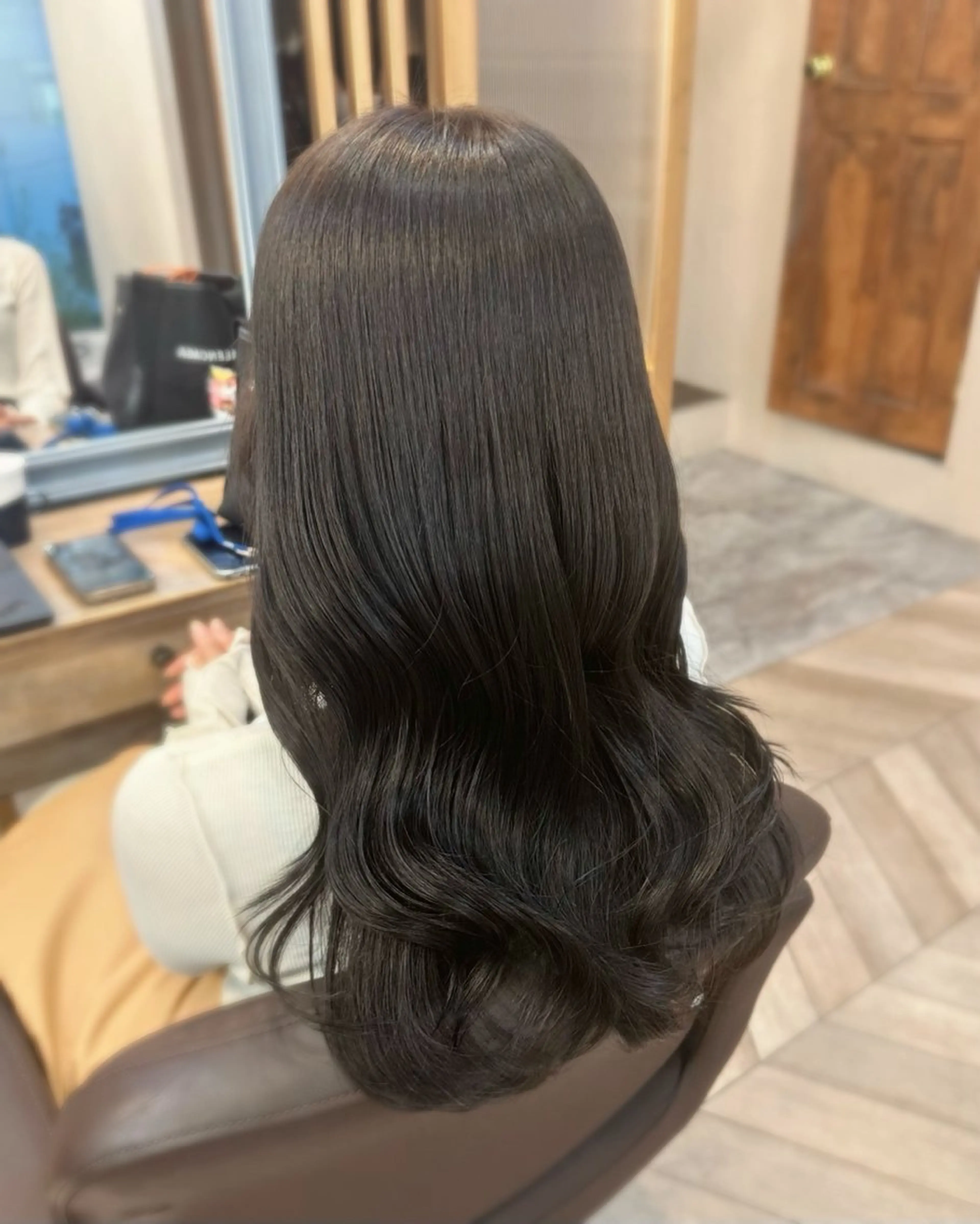 ロング カラー 透明感カラー 加藤 杏のヘアスタイル