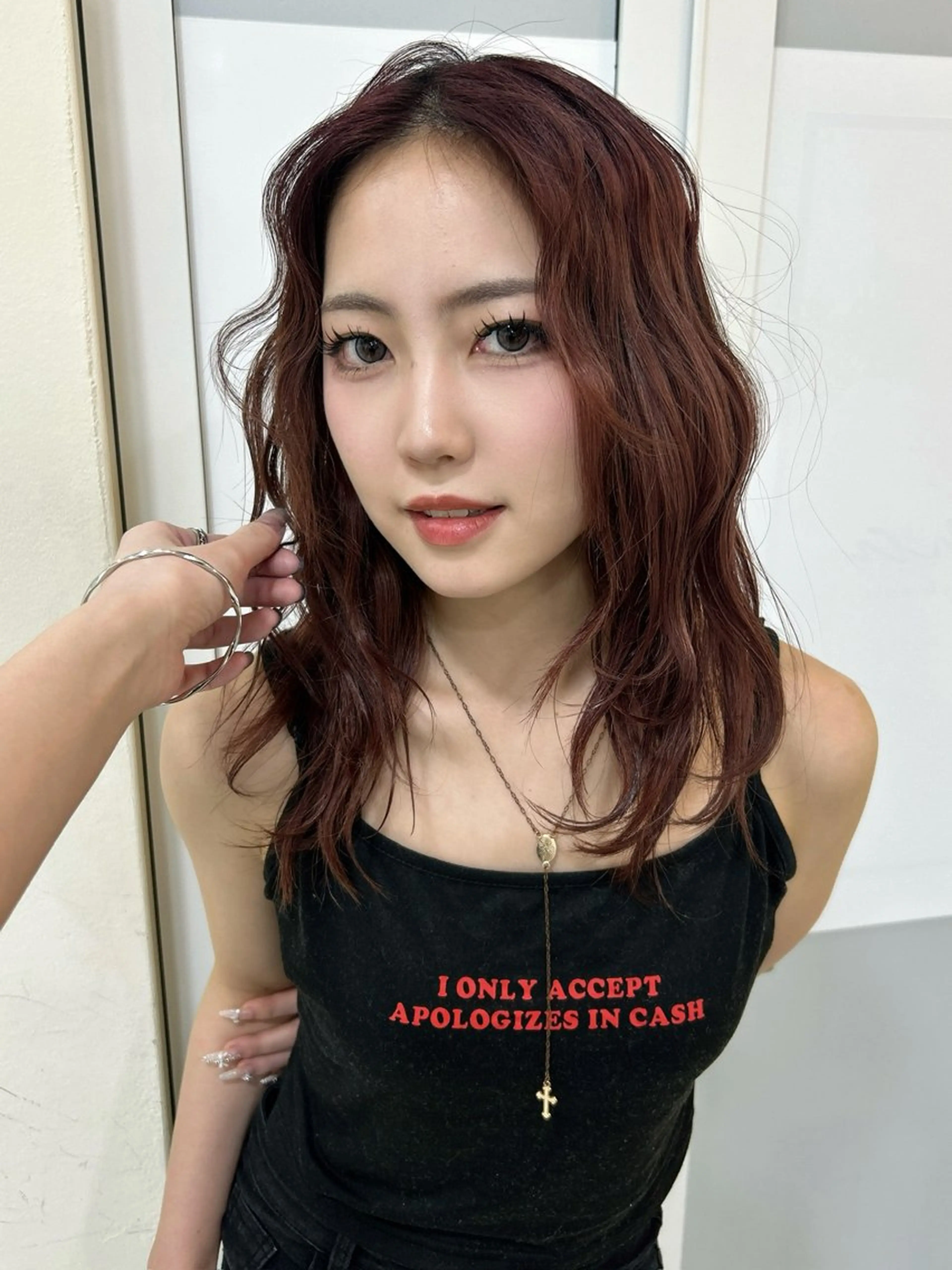 ミディアム ヘアカラー トリートメント carina✂️ ハイトーンカラー🤩のヘアスタイル