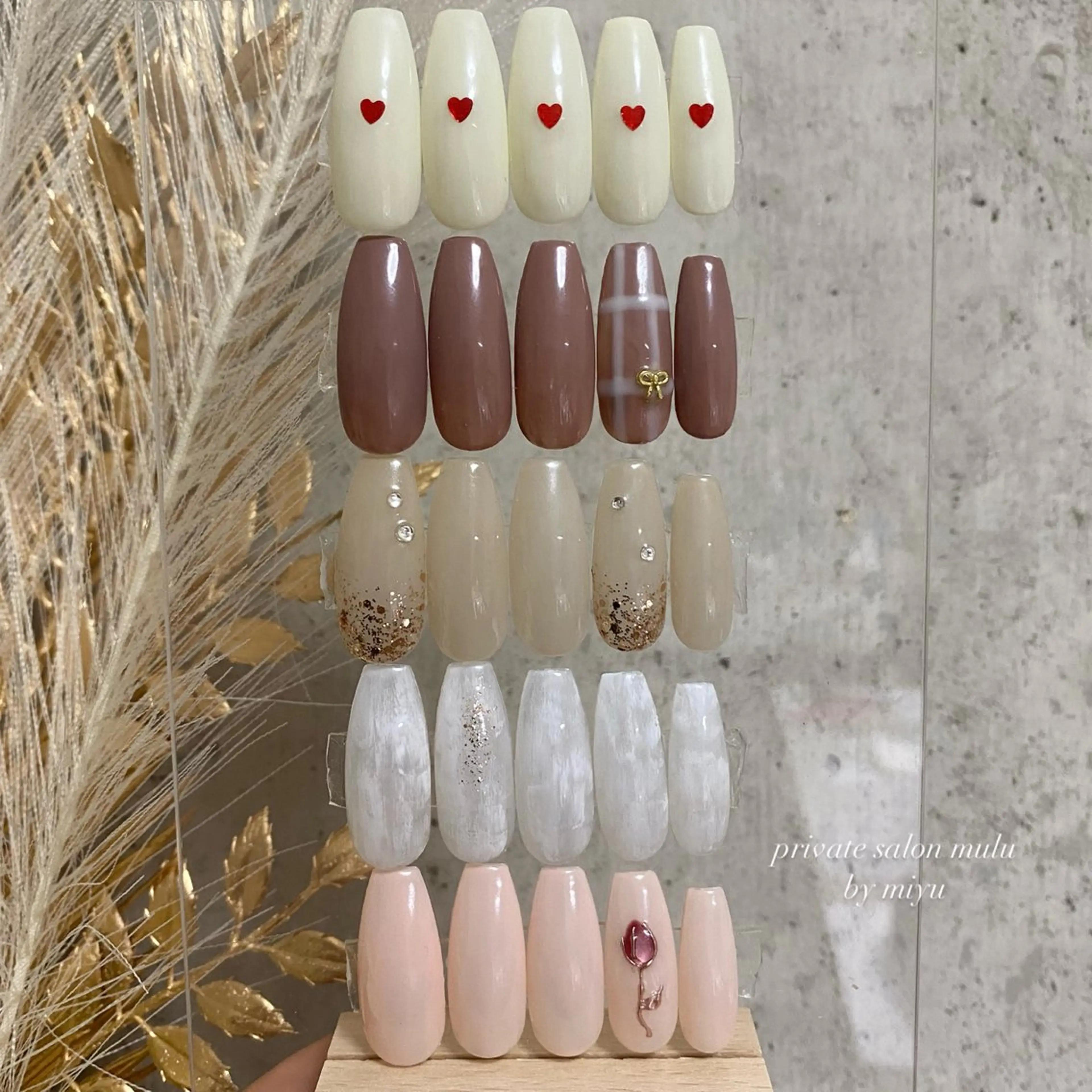 ネイル シンプルネイル nail salon muluのネイルデザイン