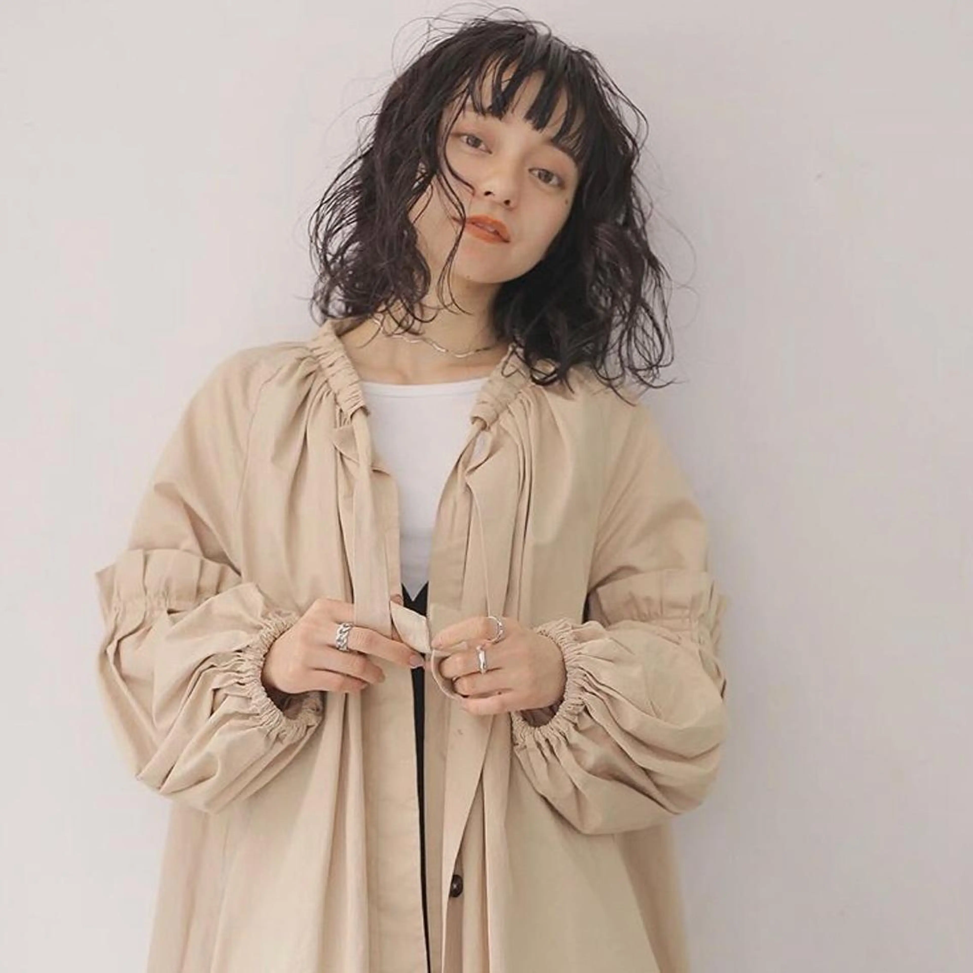 セミロング パーマ カット パーマ トリートメント 下北沢 soiのヘアスタイル