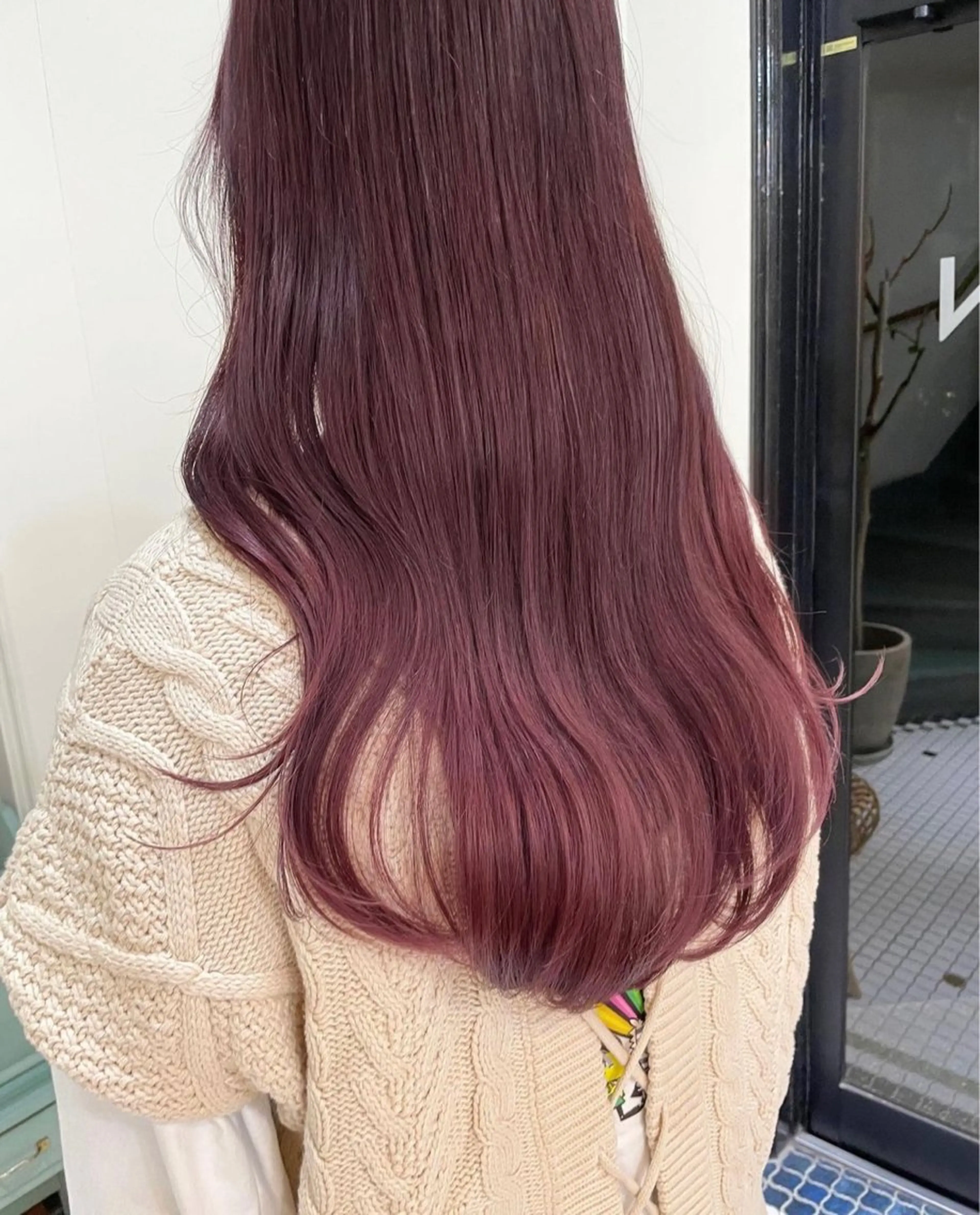 ロング カラー グラデーションカラー ピンクカラー 🍒暖色カラー🍒 渋谷/YUUのヘアスタイル