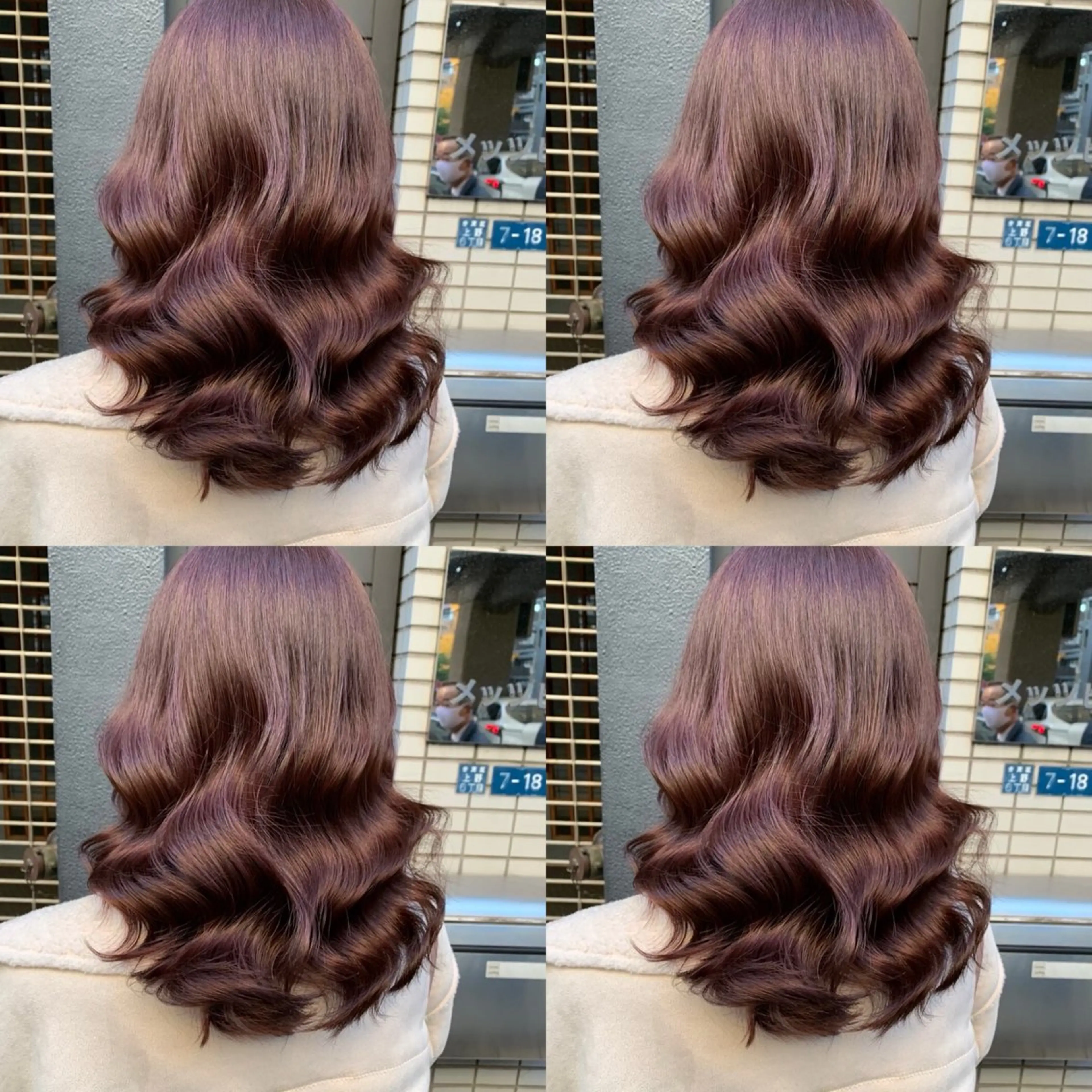 ロング カラー ラベンダーカラー ピンクカラー ピンクラベンダー 髪質改善 ヘアカラー トリートメント 店長✨️韓国ヘア✖️ 髪質改善カラー／純大のヘアスタイル