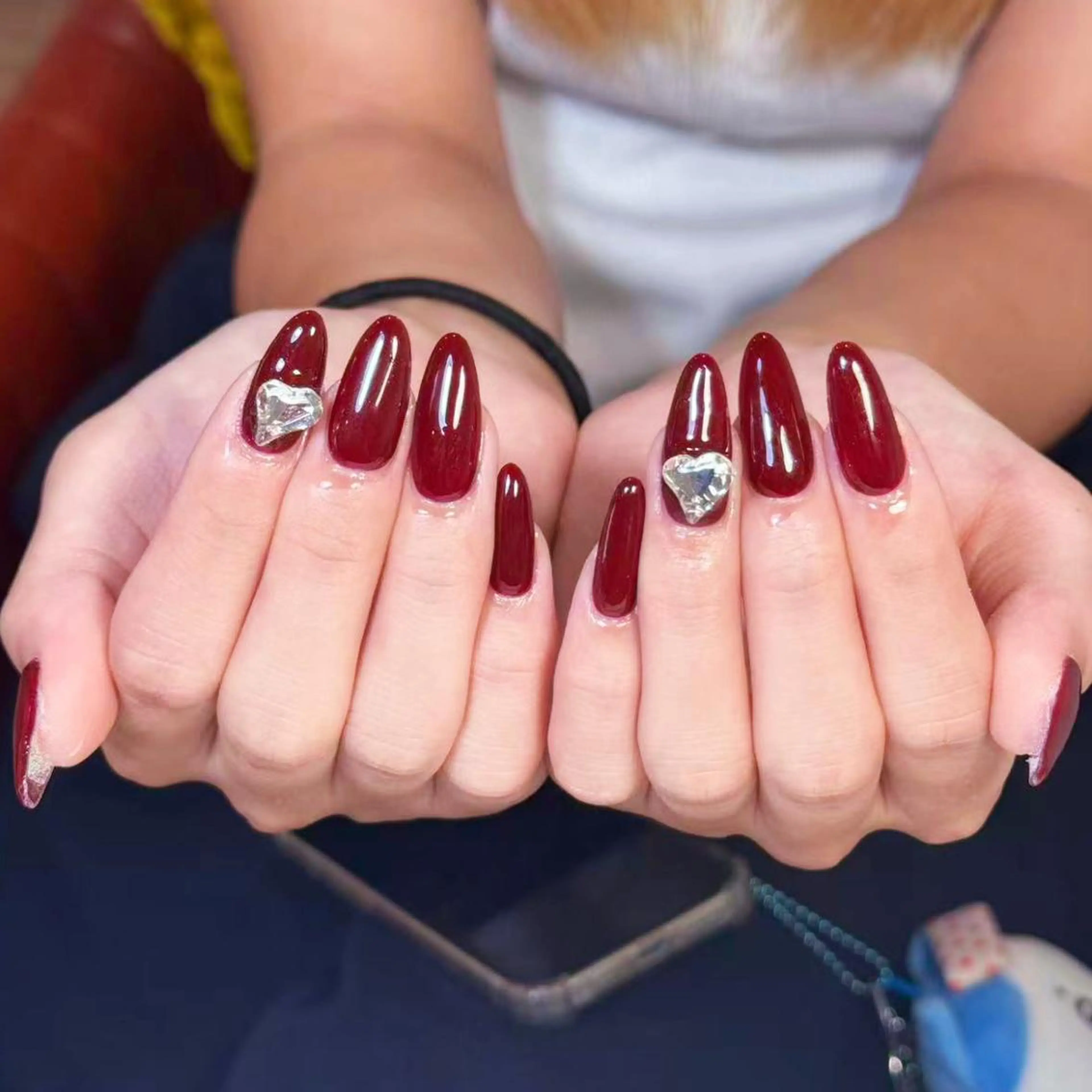 ネイル アートネイル オーロラネイル ガーリー キラキラネイル マグネットネイル ハンドネイル Diamond ✨のネイルデザイン