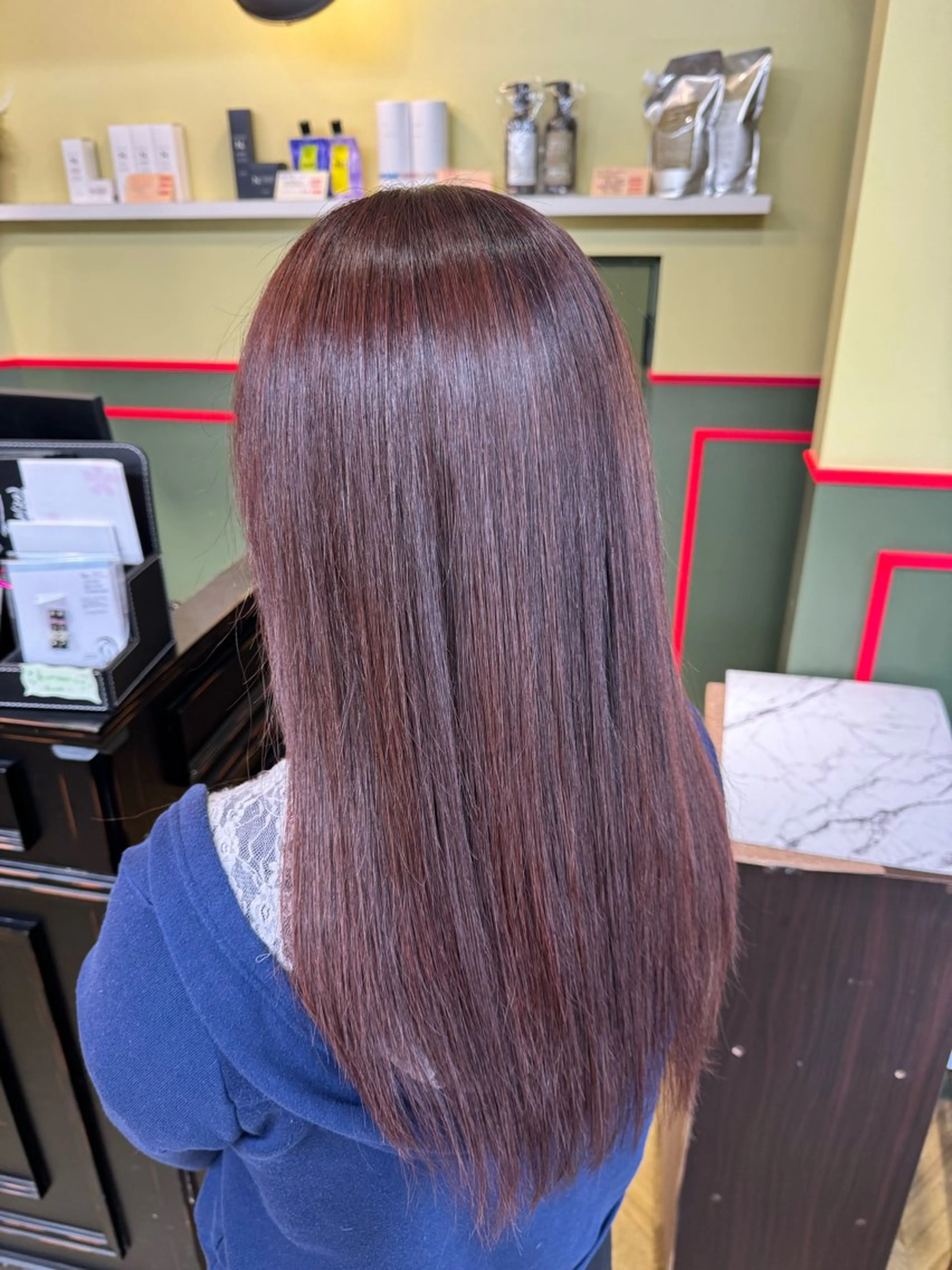 ロング カラー ヘアカラー cureK所属・米倉 麻衣のヘアスタイル