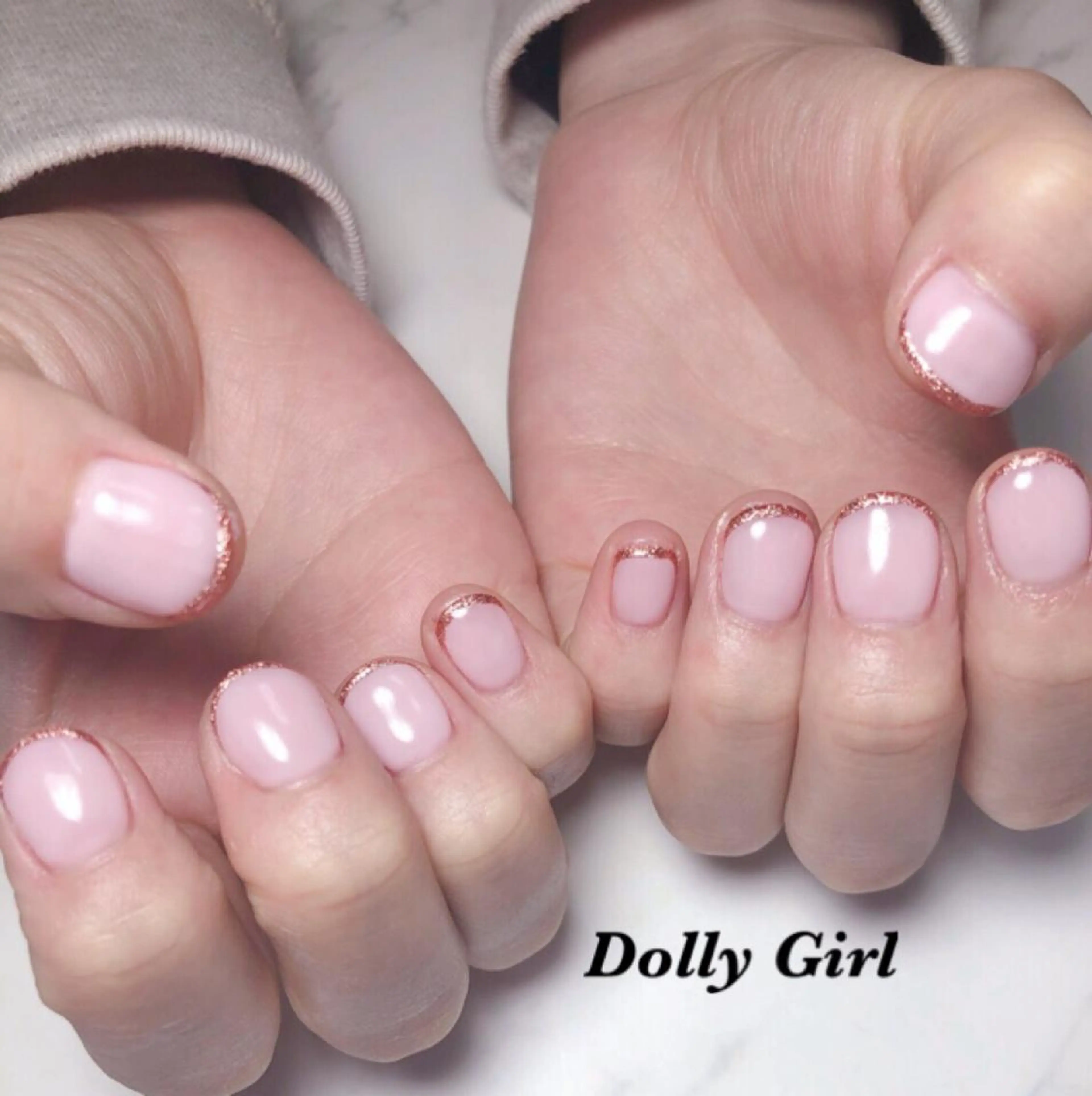 ネイル ラメ(グリッター) 個室ネイルサロンDolly Girl〜ドーリーガール〜所属・DollyGirl KYOKOのネイルデザイン