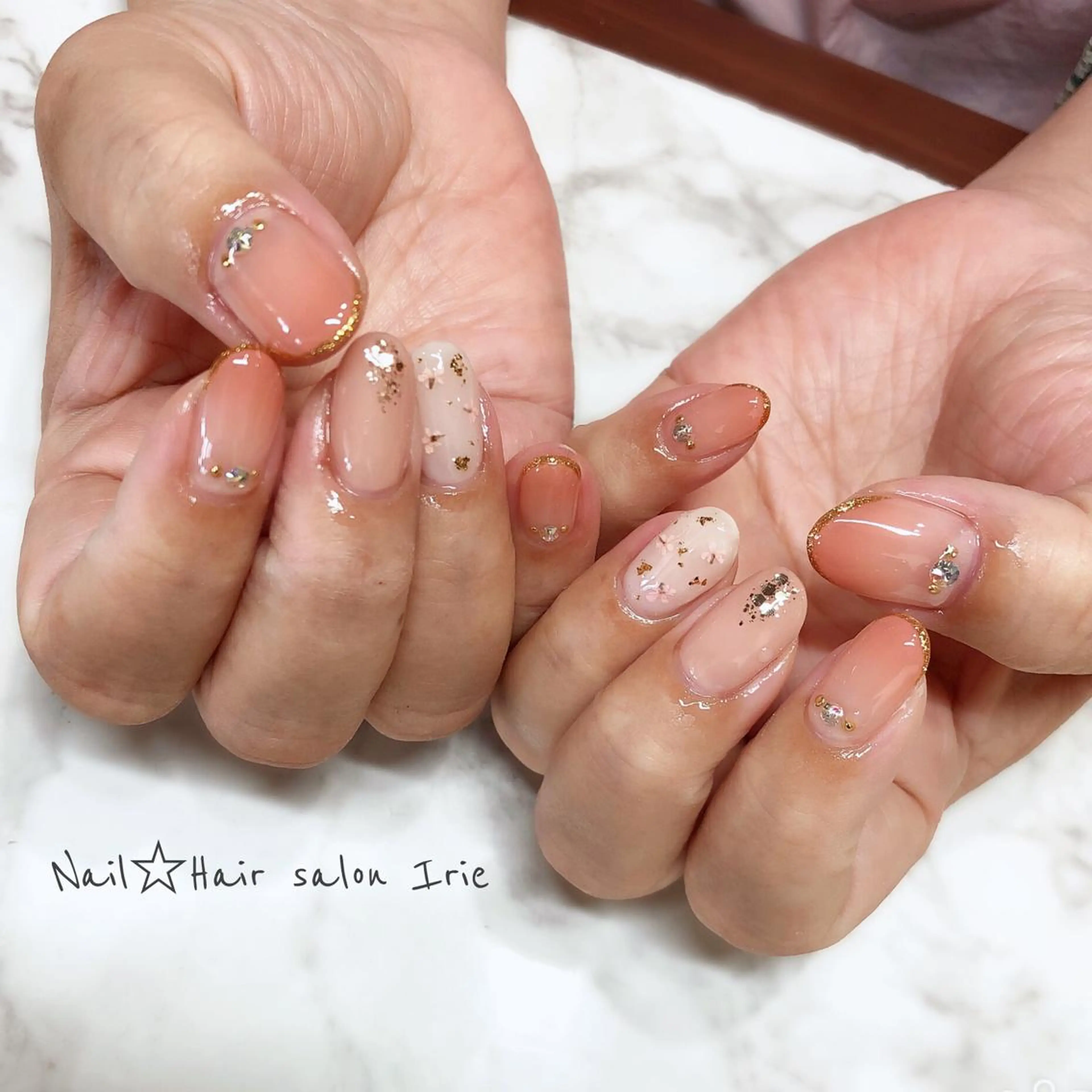 ネイル ハンドネイル Hair salon Irie所属・與儀 知佳のネイルデザイン