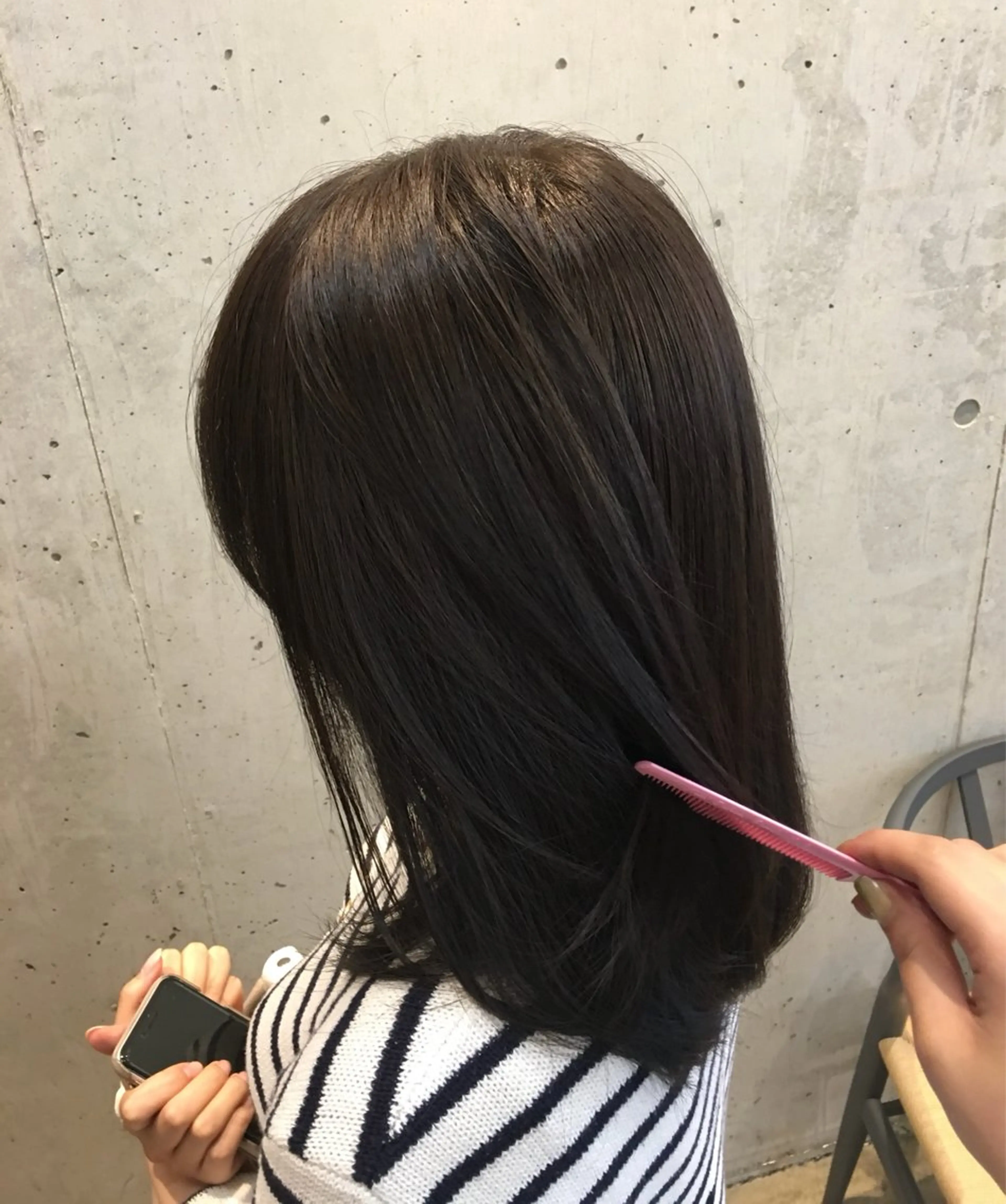 ミディアム カラー ショートボブ ミディアムパーマ アディクシーカラー ブリーチ ケアブリーチ KAAI ㅤのヘアスタイル