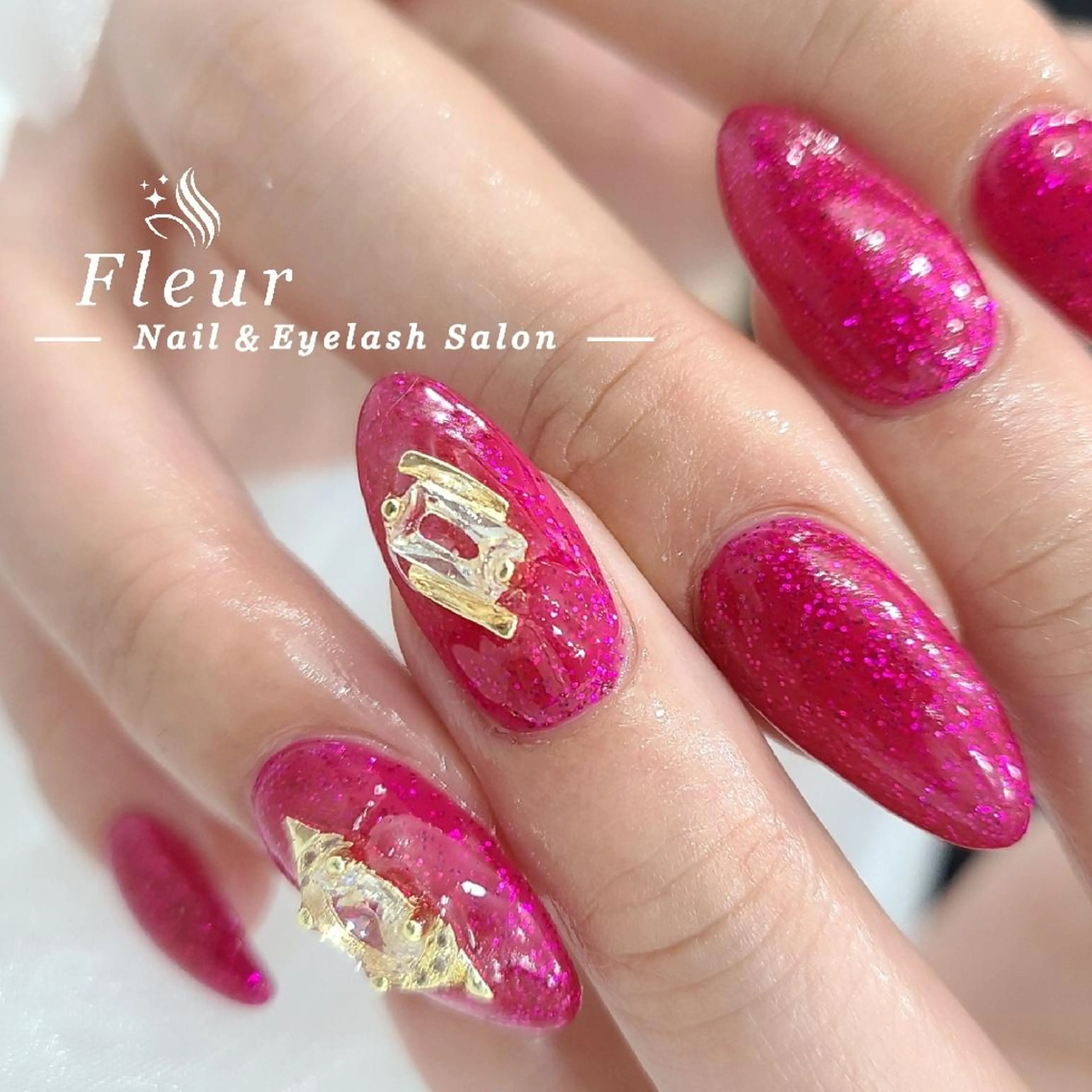 ネイル ハンドネイル nail&eye ♡Fleur♡のネイルデザイン