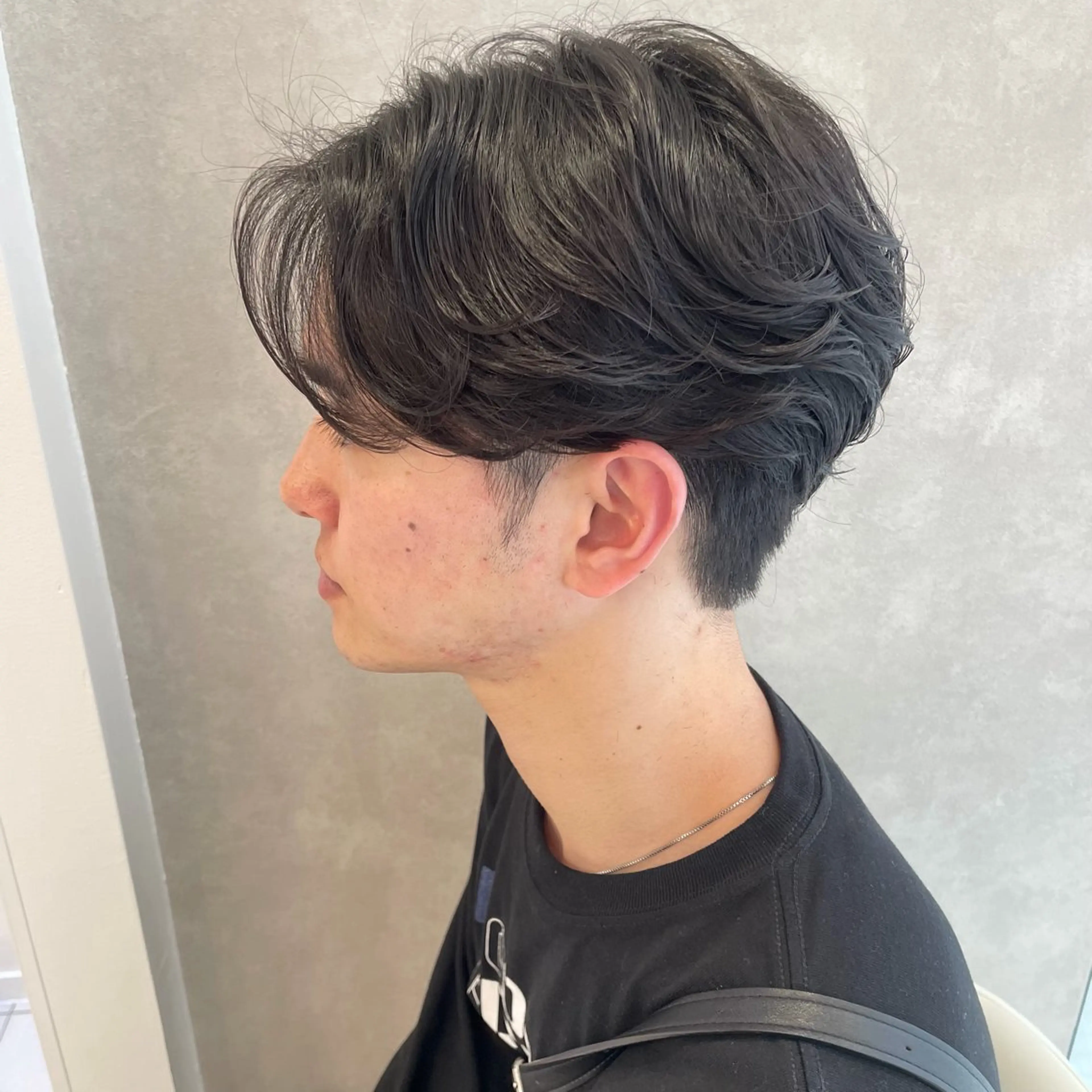 パーマ メンズ ダウンパーマ特化💎 ボブ・レイヤーりなのヘアスタイル