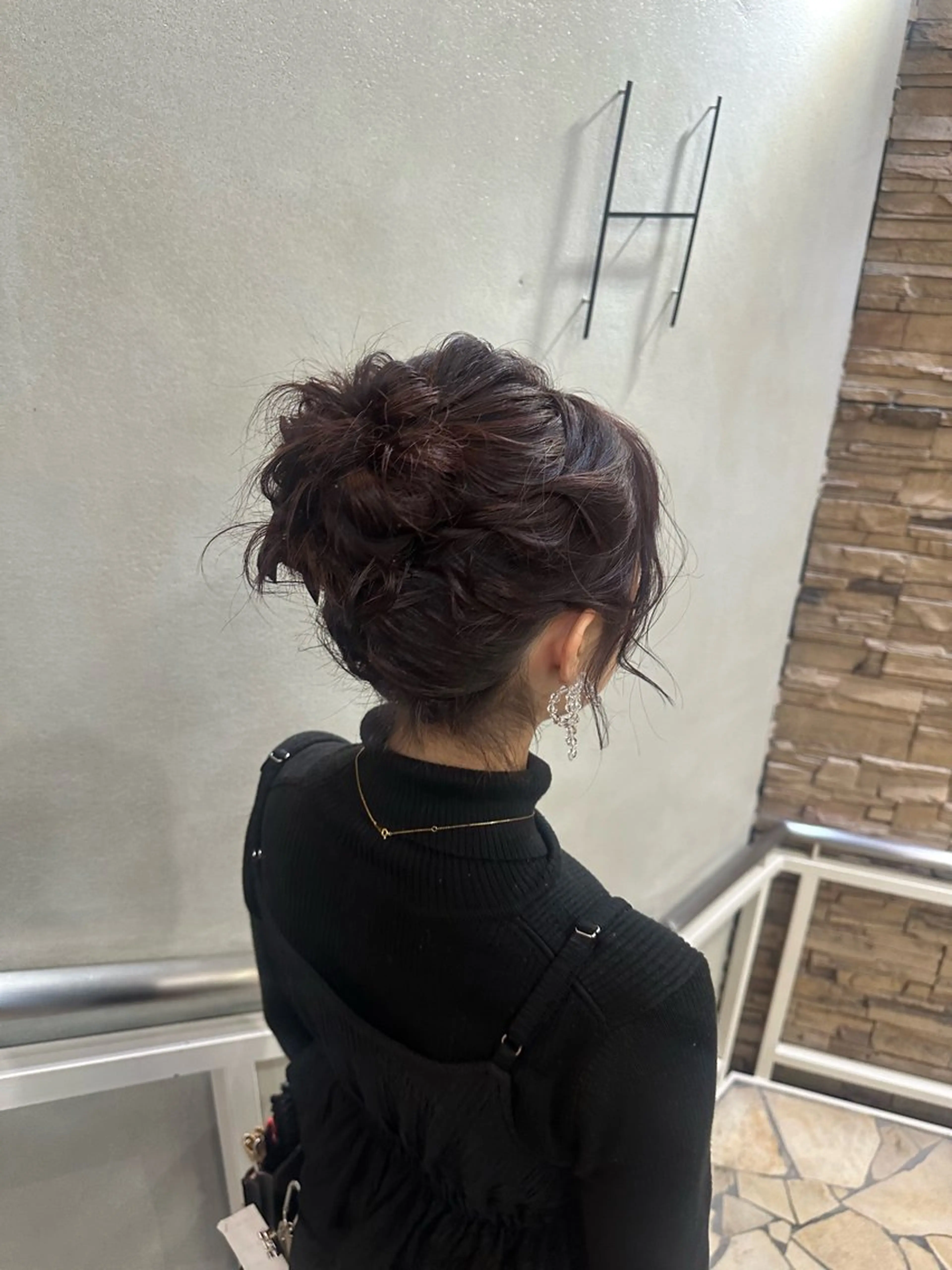 ショート カラー パーマ ヘアアレンジ H 【エイチ】所属・髪質改善カラー/ モトタニのヘアスタイル