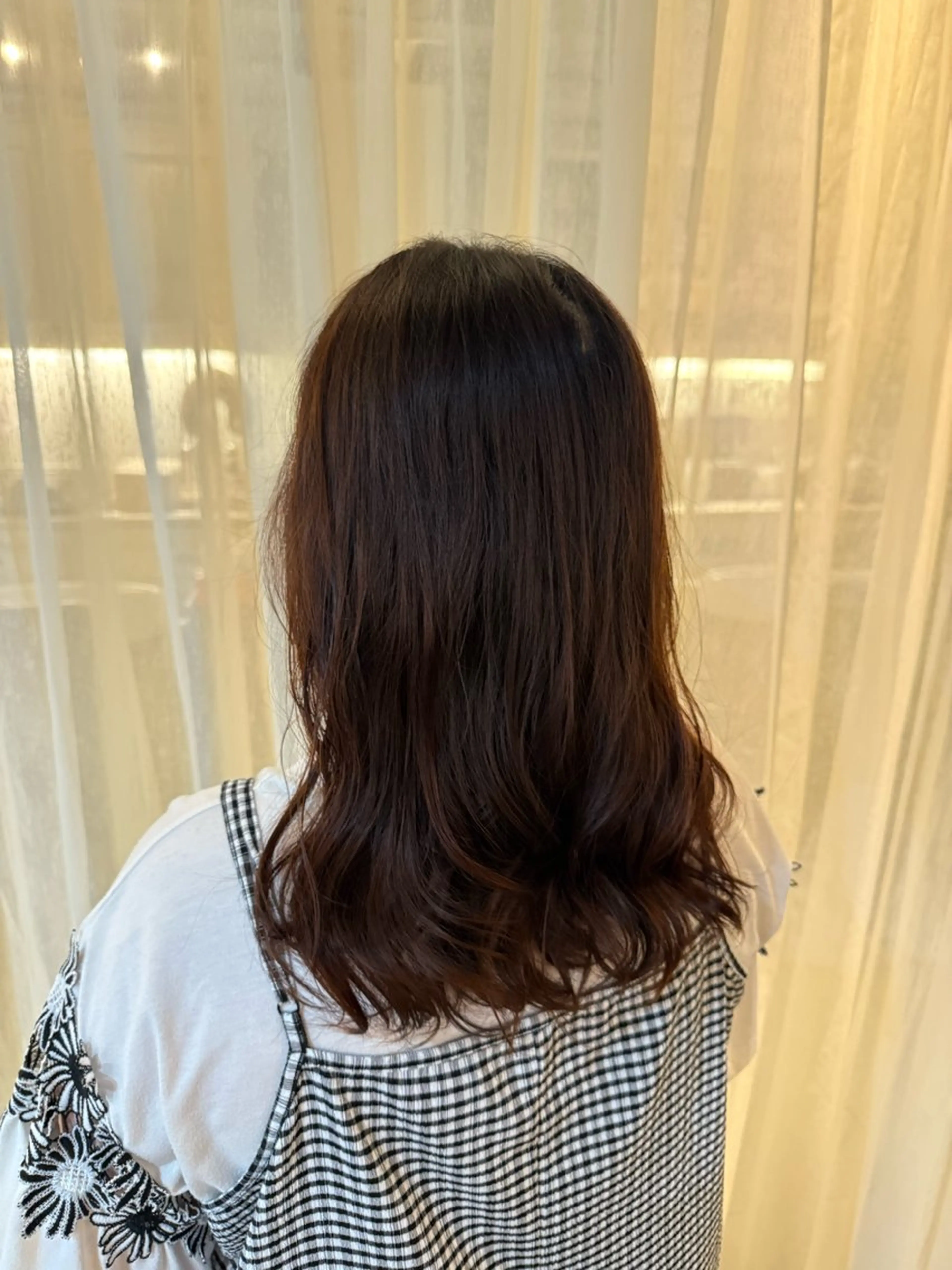 パーマ replay所属・藤原 百花のヘアスタイル