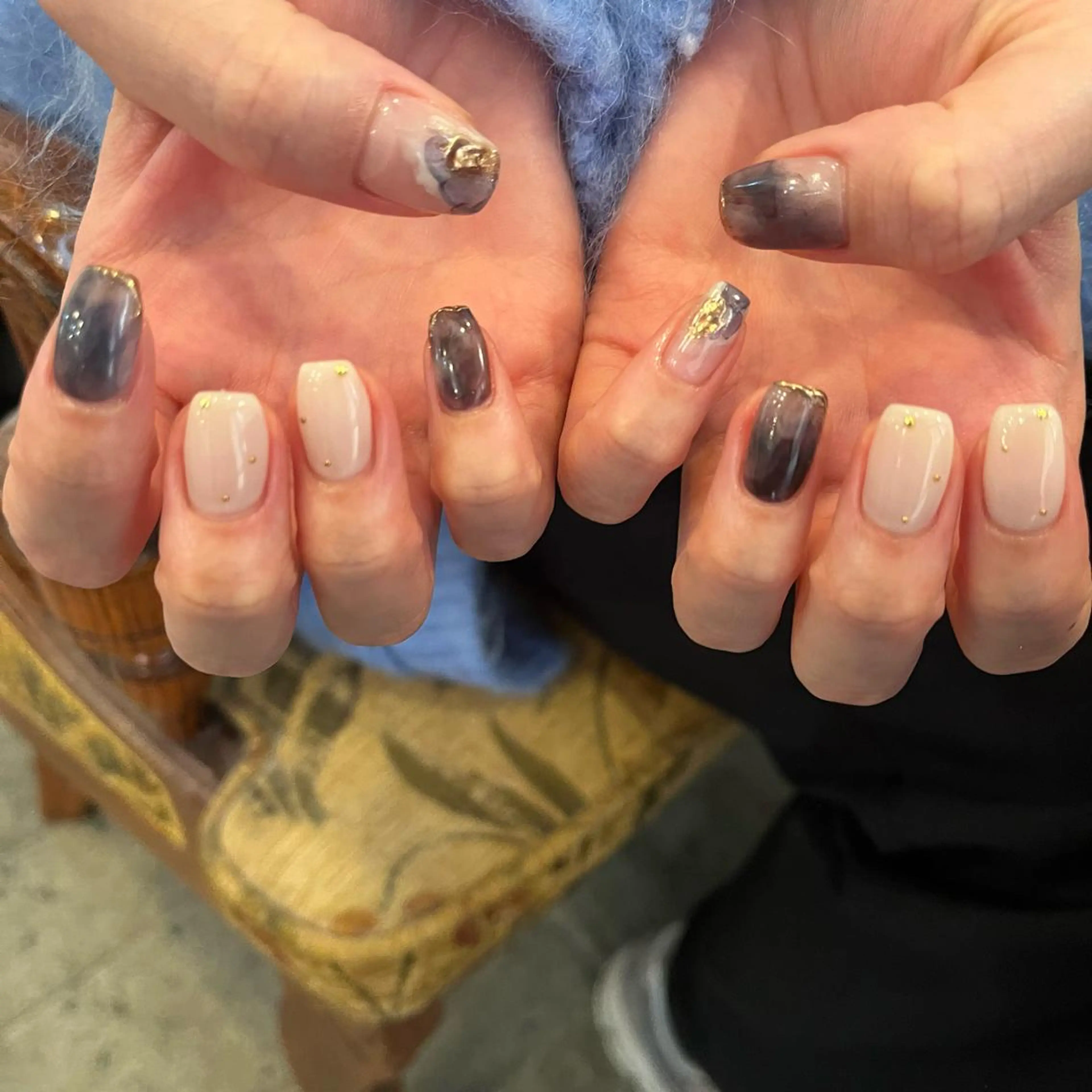 ネイル ハンドネイル Trico Antique所属・岩本 杏のネイルデザイン