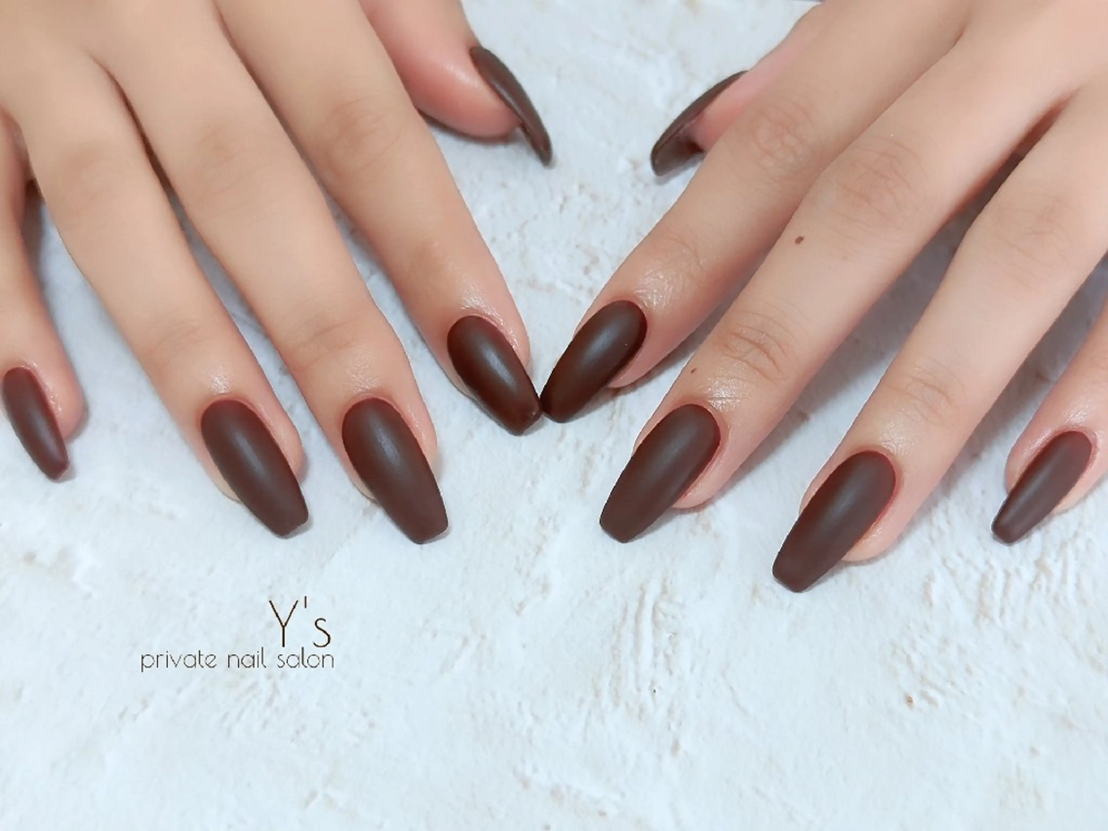 ネイル マットネイル ハンドネイル YUMI NAGAI  のネイルデザイン